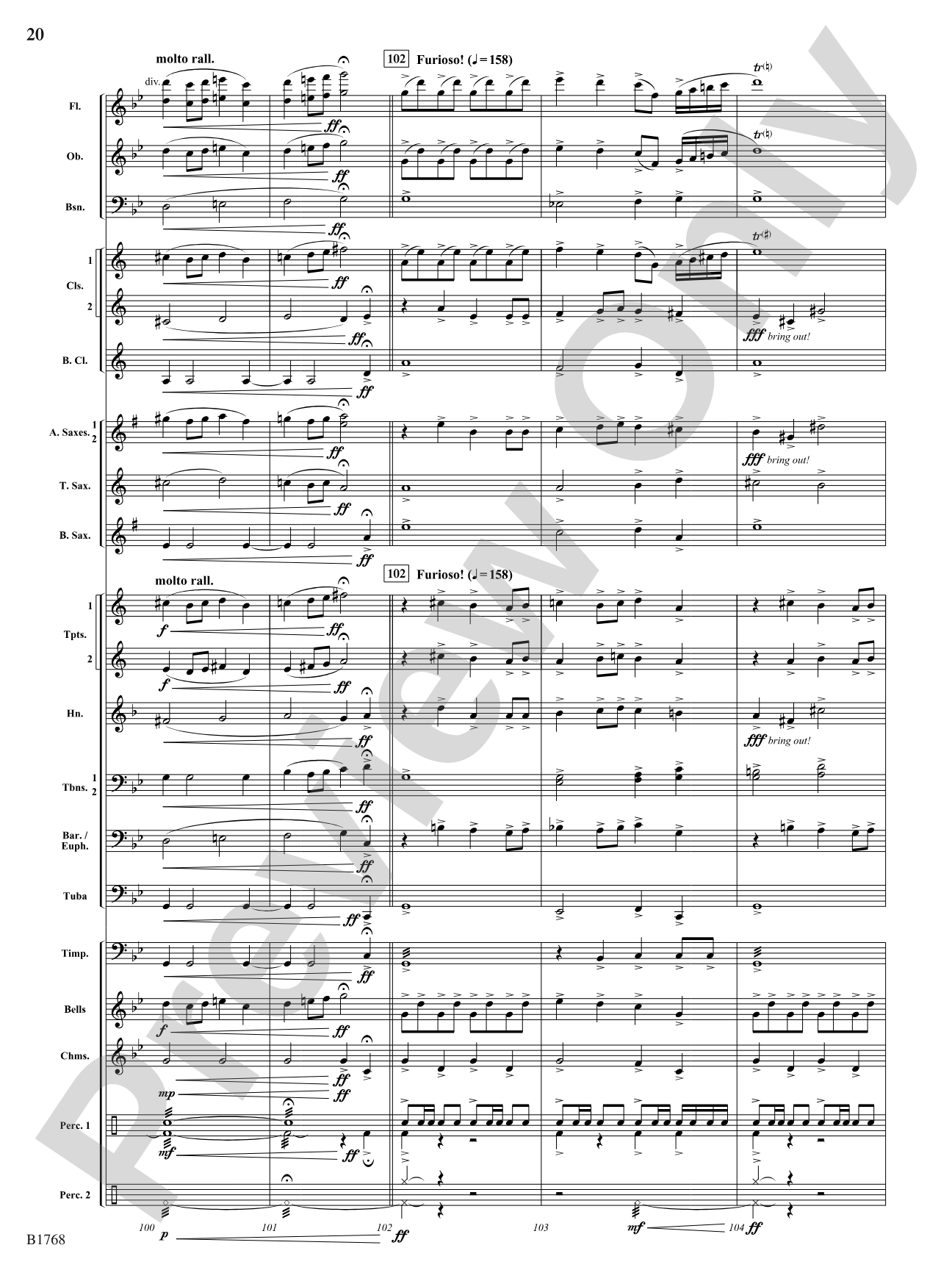 Force Field: Concert Band Conductor Score & Parts