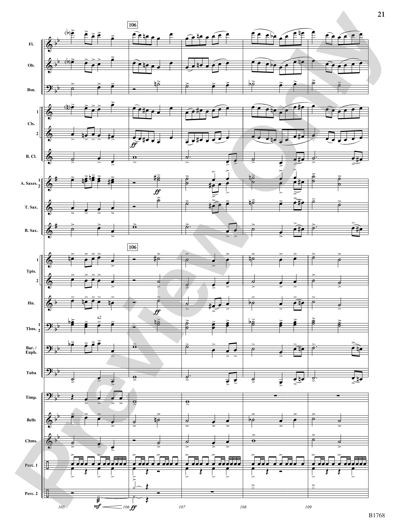 Force Field: Concert Band Conductor Score & Parts