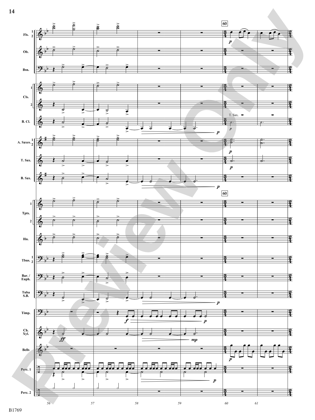 3, 2, 1...: Concert Band Conductor Score & Parts