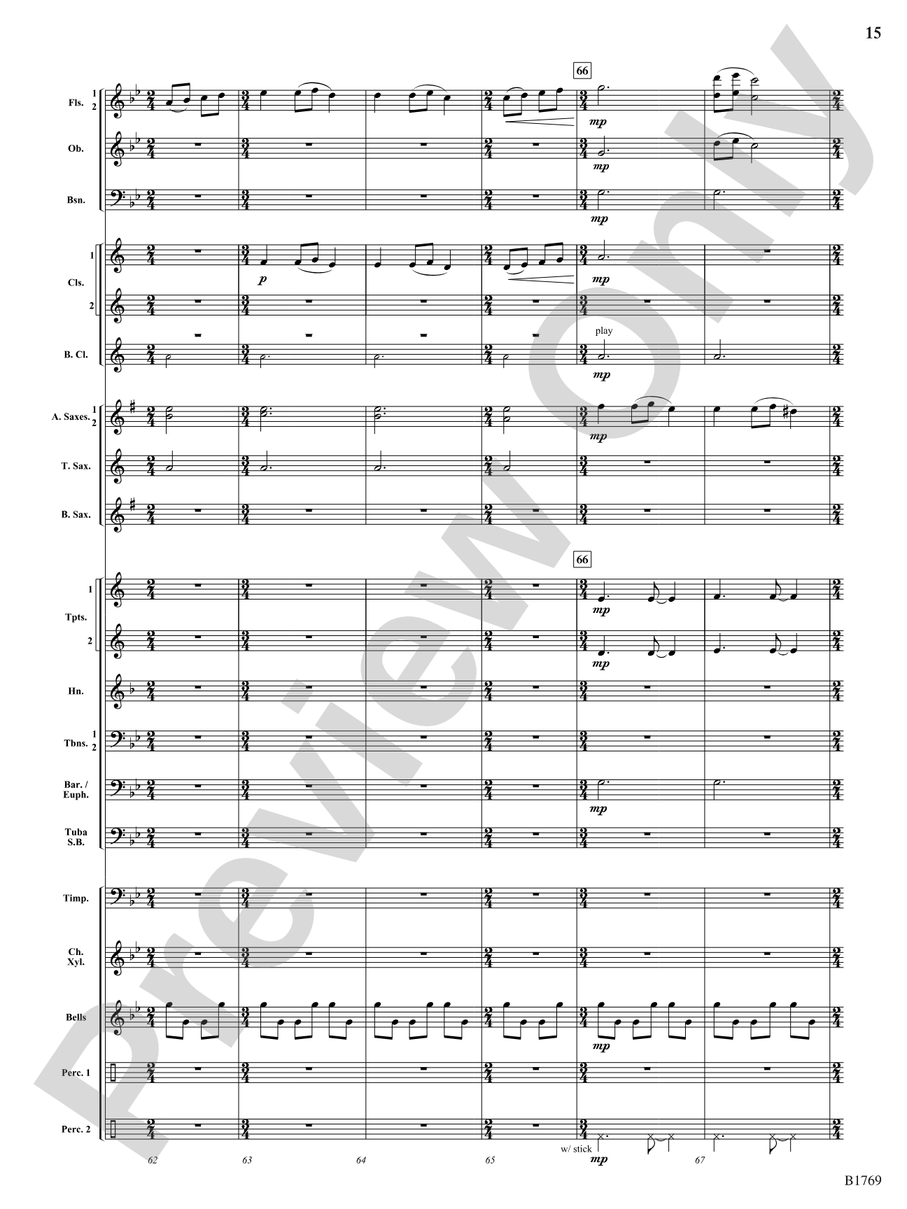 3, 2, 1...: Concert Band Conductor Score & Parts