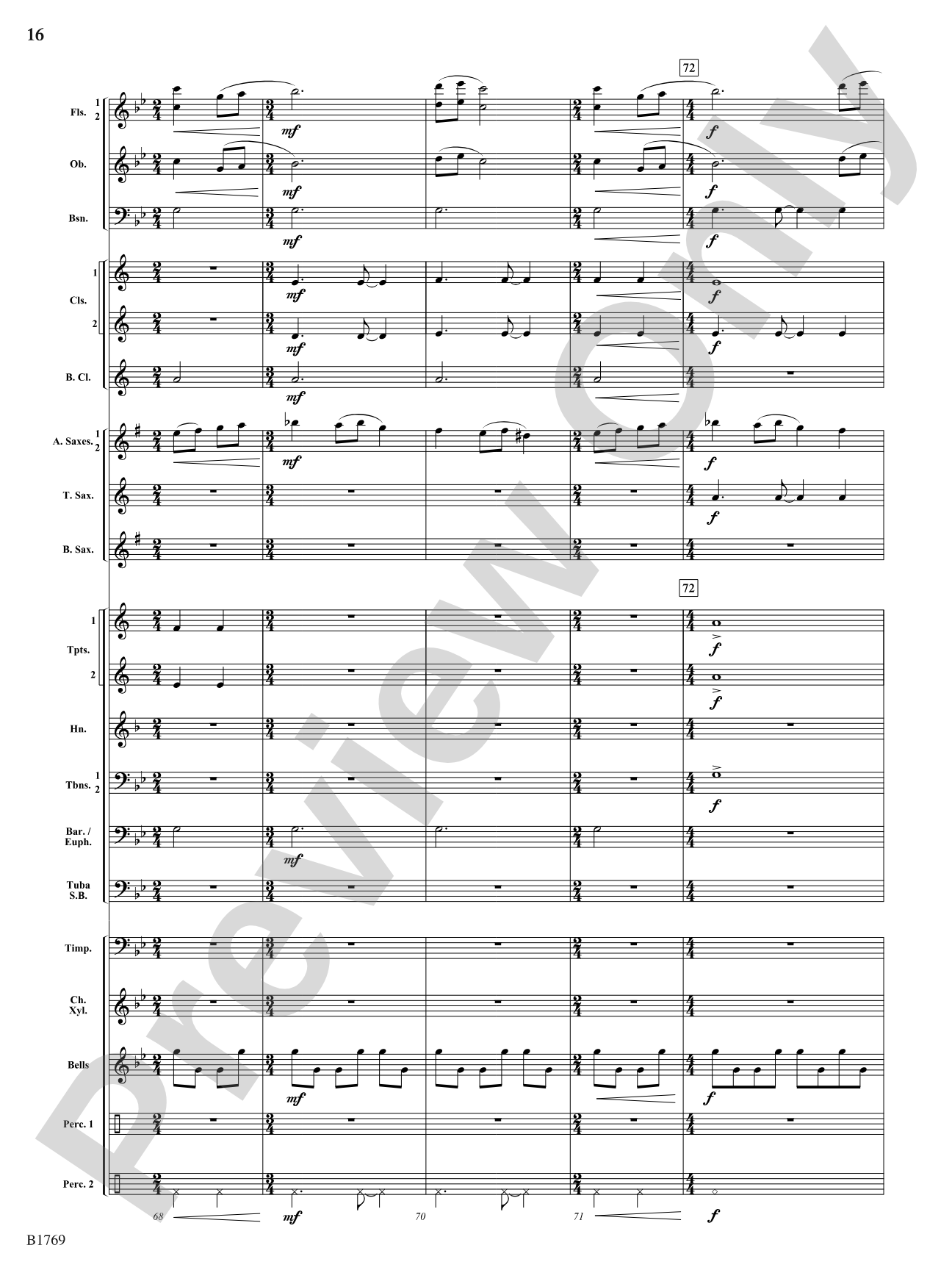 3, 2, 1...: Concert Band Conductor Score & Parts