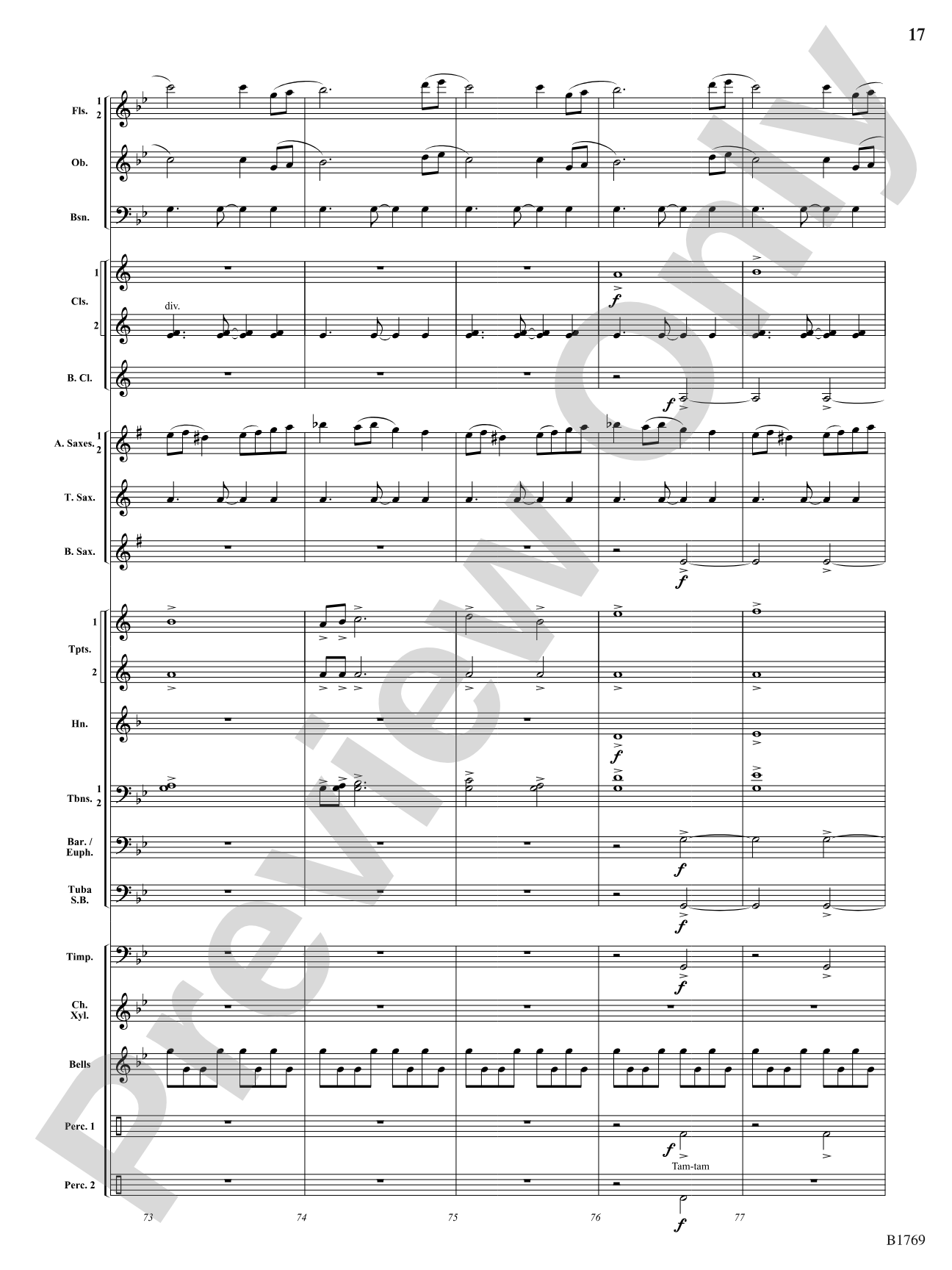 3, 2, 1...: Concert Band Conductor Score & Parts