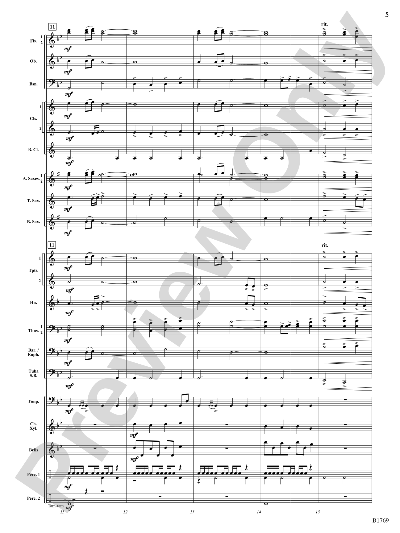 3, 2, 1...: Concert Band Conductor Score & Parts