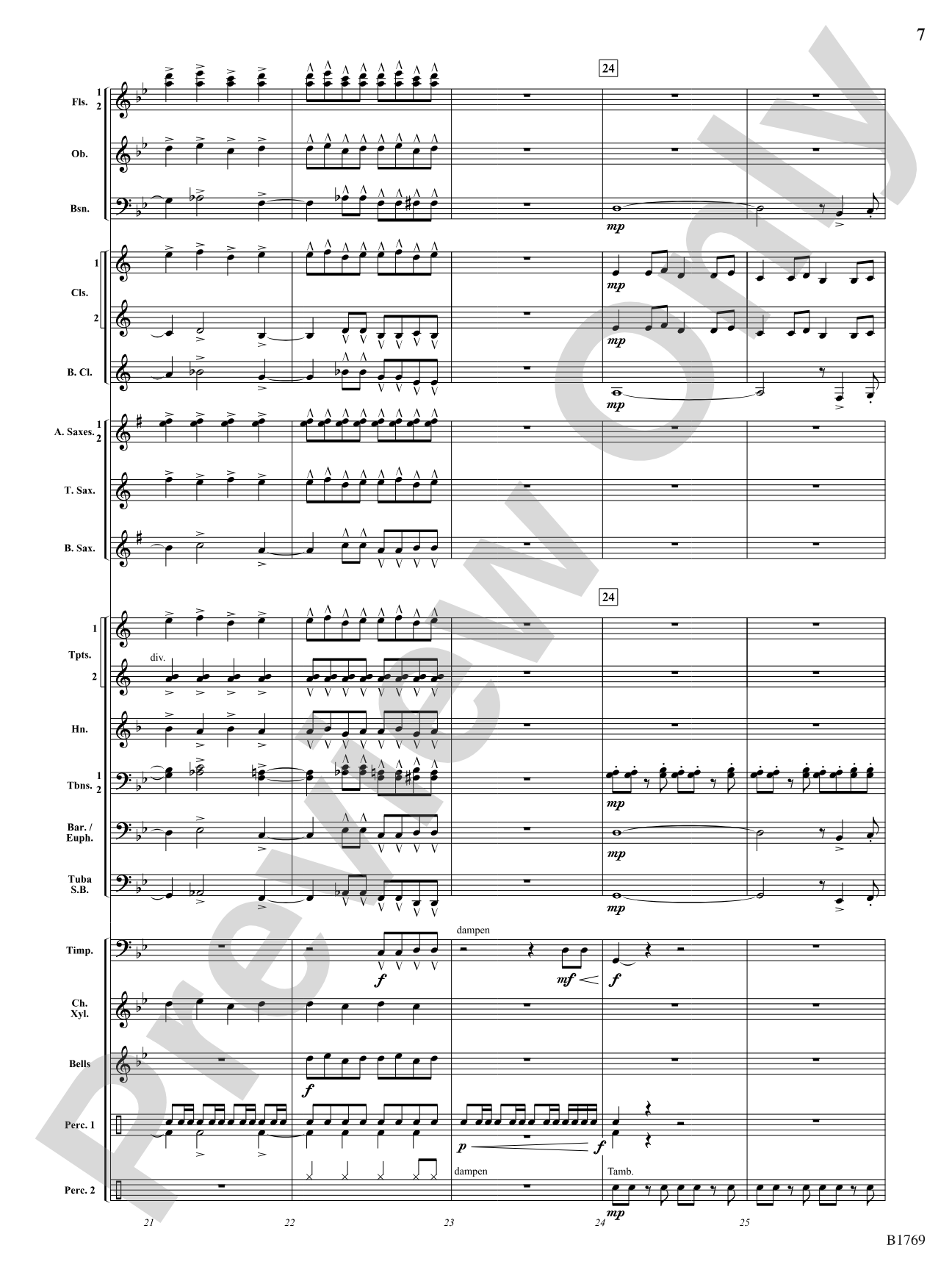 3, 2, 1...: Concert Band Conductor Score & Parts