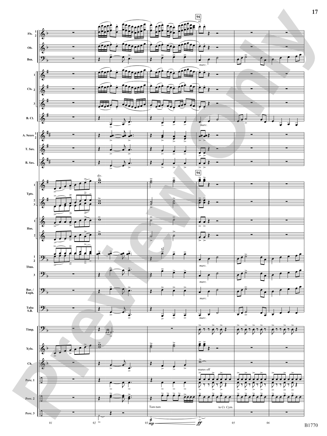 Forgotten Tales of the West: Concert Band Conductor Score & Parts