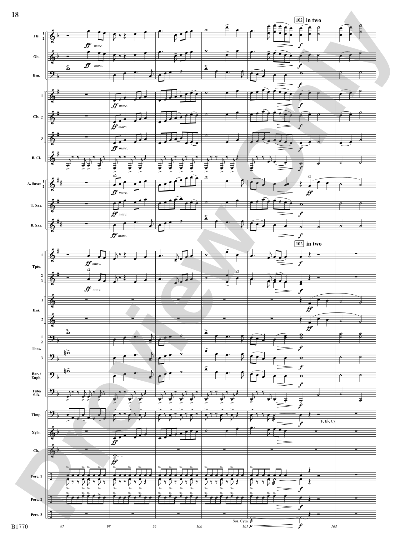 Forgotten Tales of the West: Concert Band Conductor Score & Parts