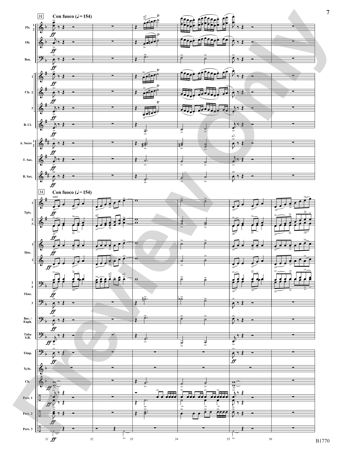 Forgotten Tales of the West: Concert Band Conductor Score & Parts
