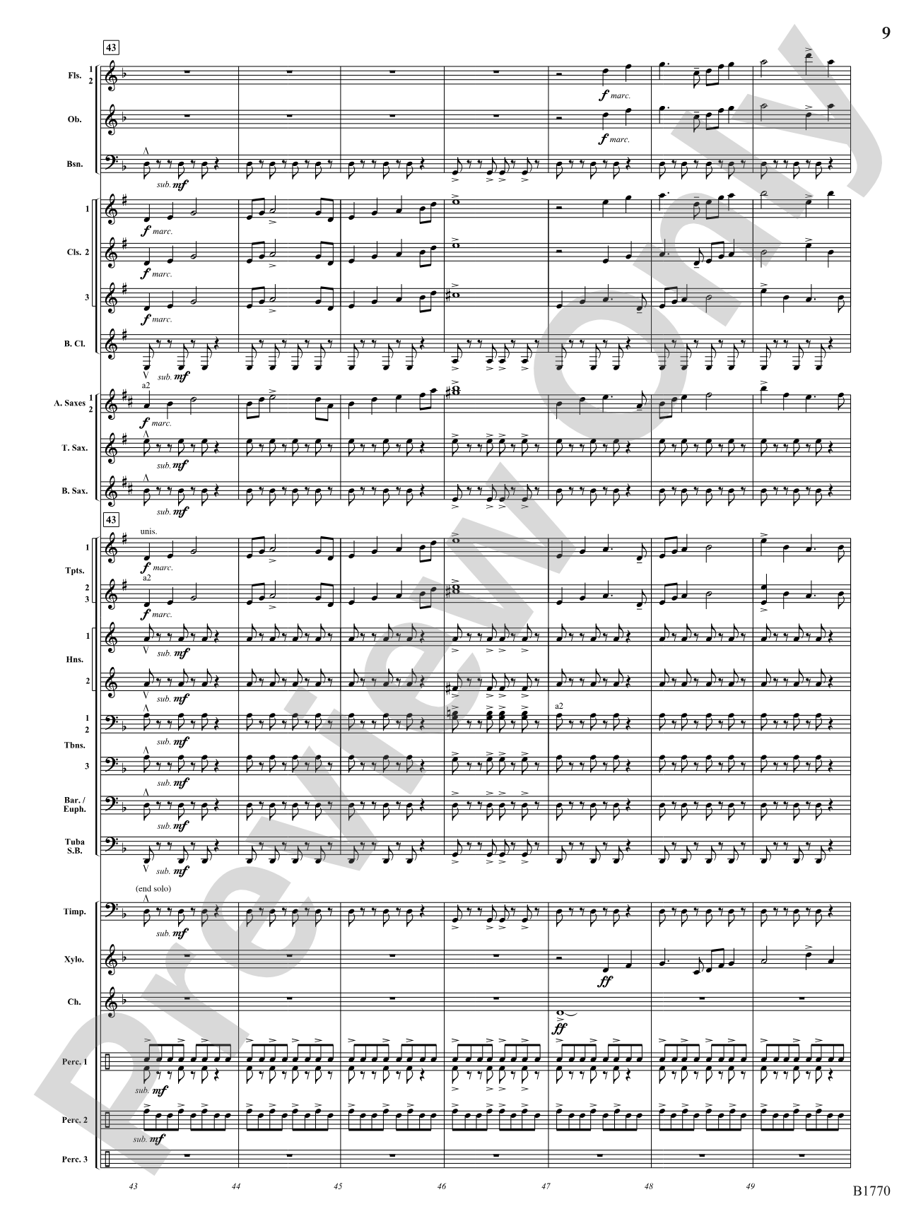 Forgotten Tales of the West: Concert Band Conductor Score & Parts