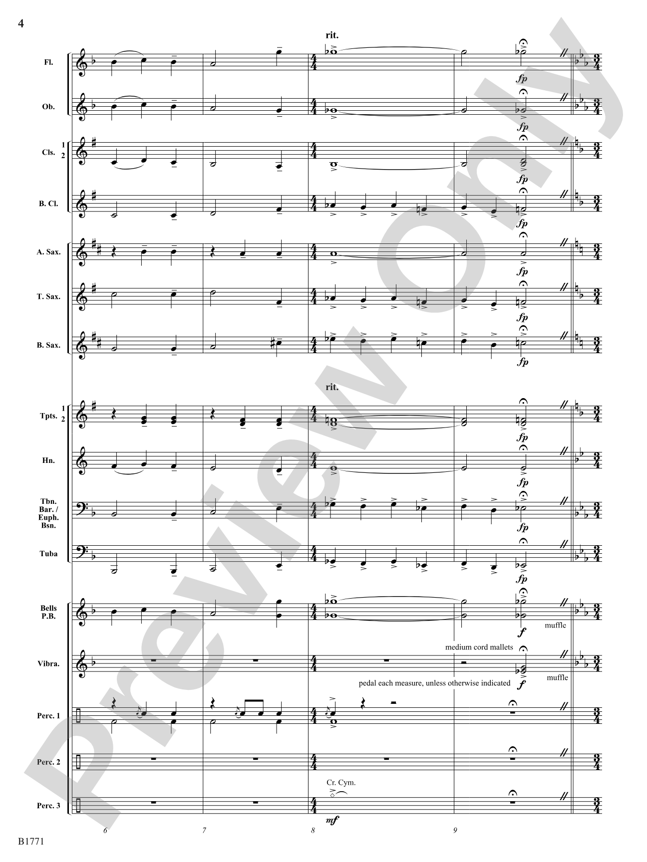 Abandoned Toy Shop: Concert Band Conductor Score & Parts