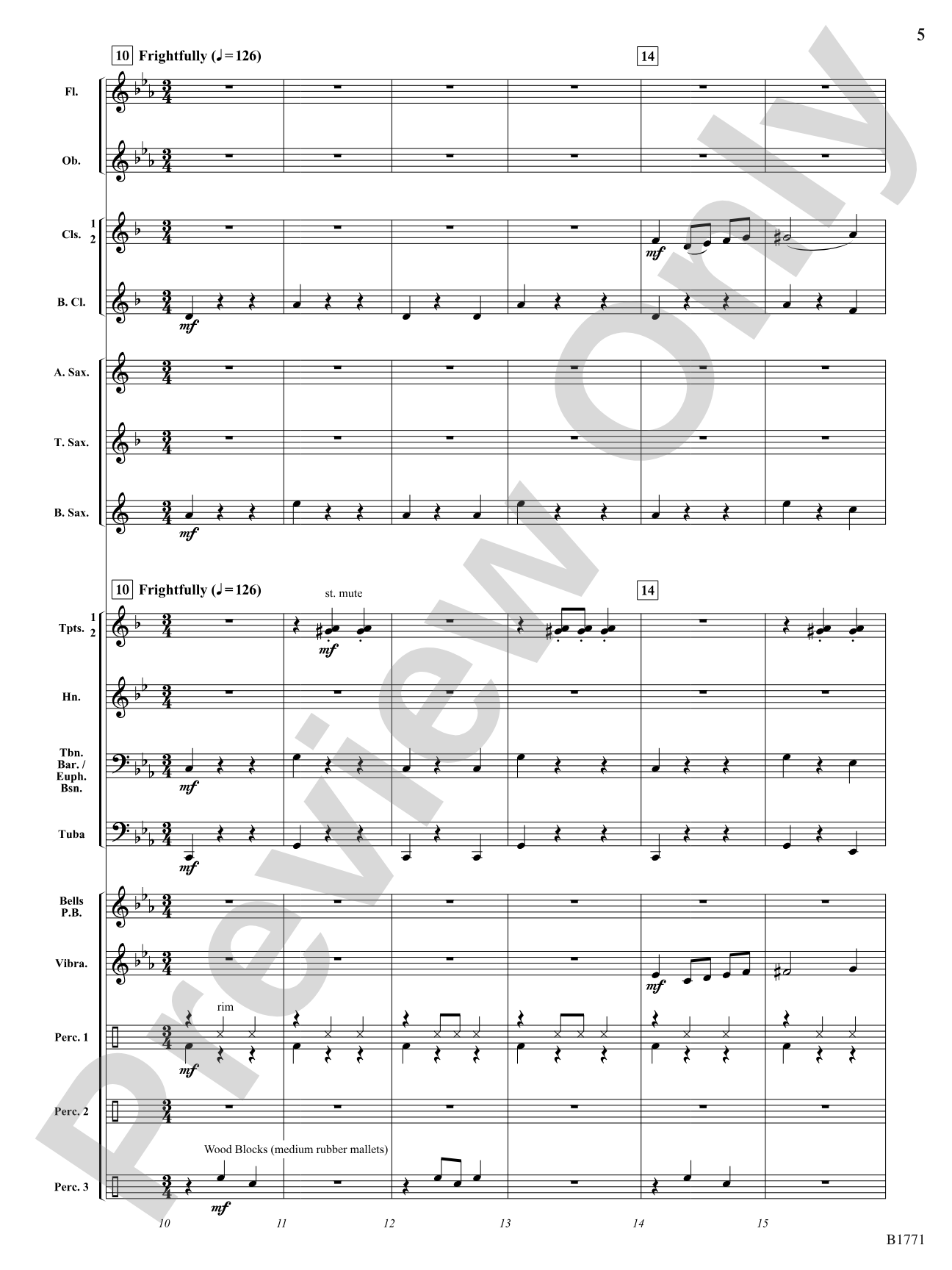 Abandoned Toy Shop: Concert Band Conductor Score & Parts