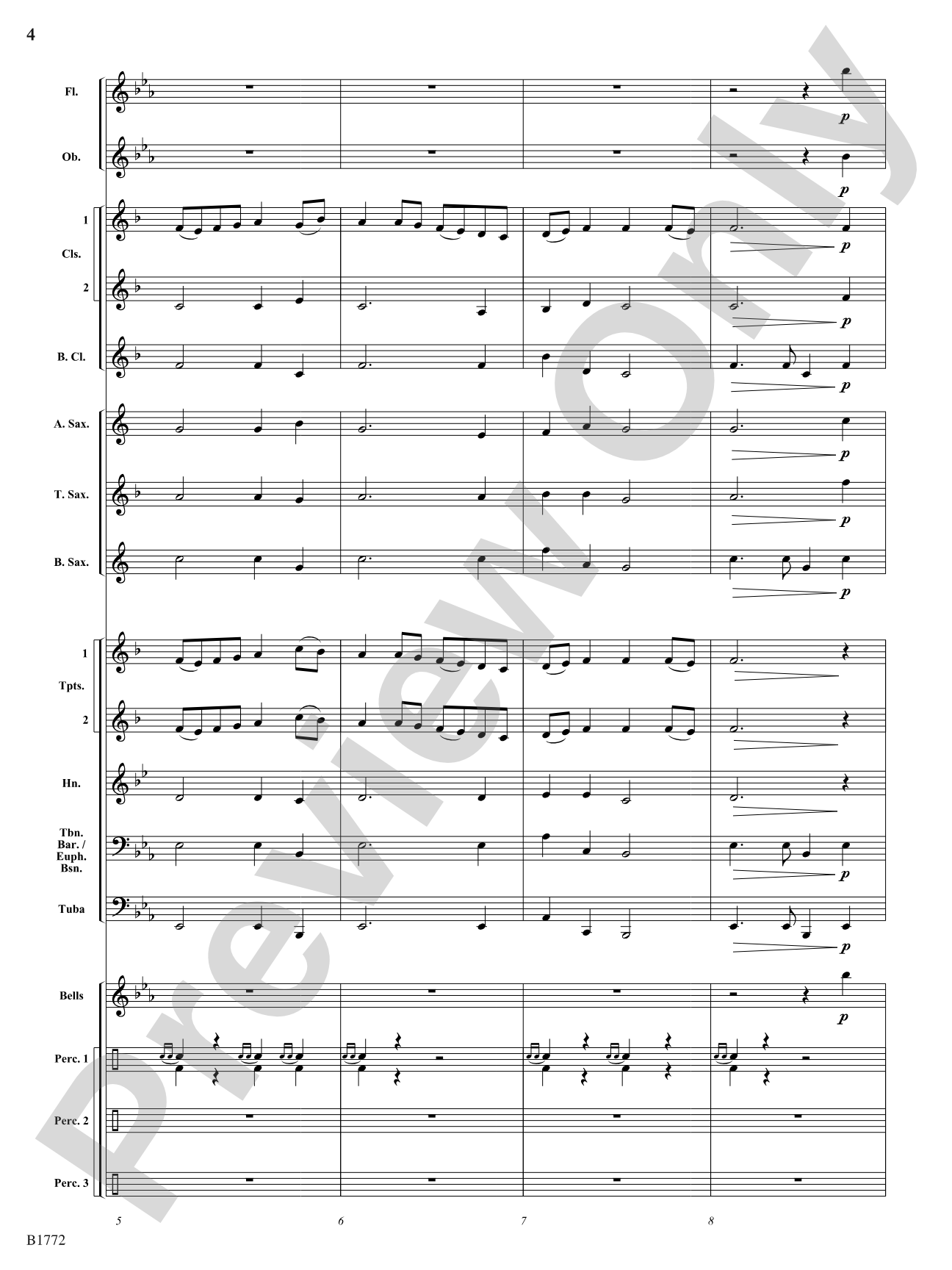 Alman: Concert Band Conductor Score & Parts