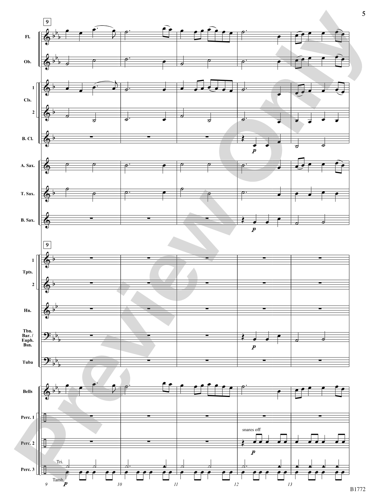 Alman: Concert Band Conductor Score & Parts