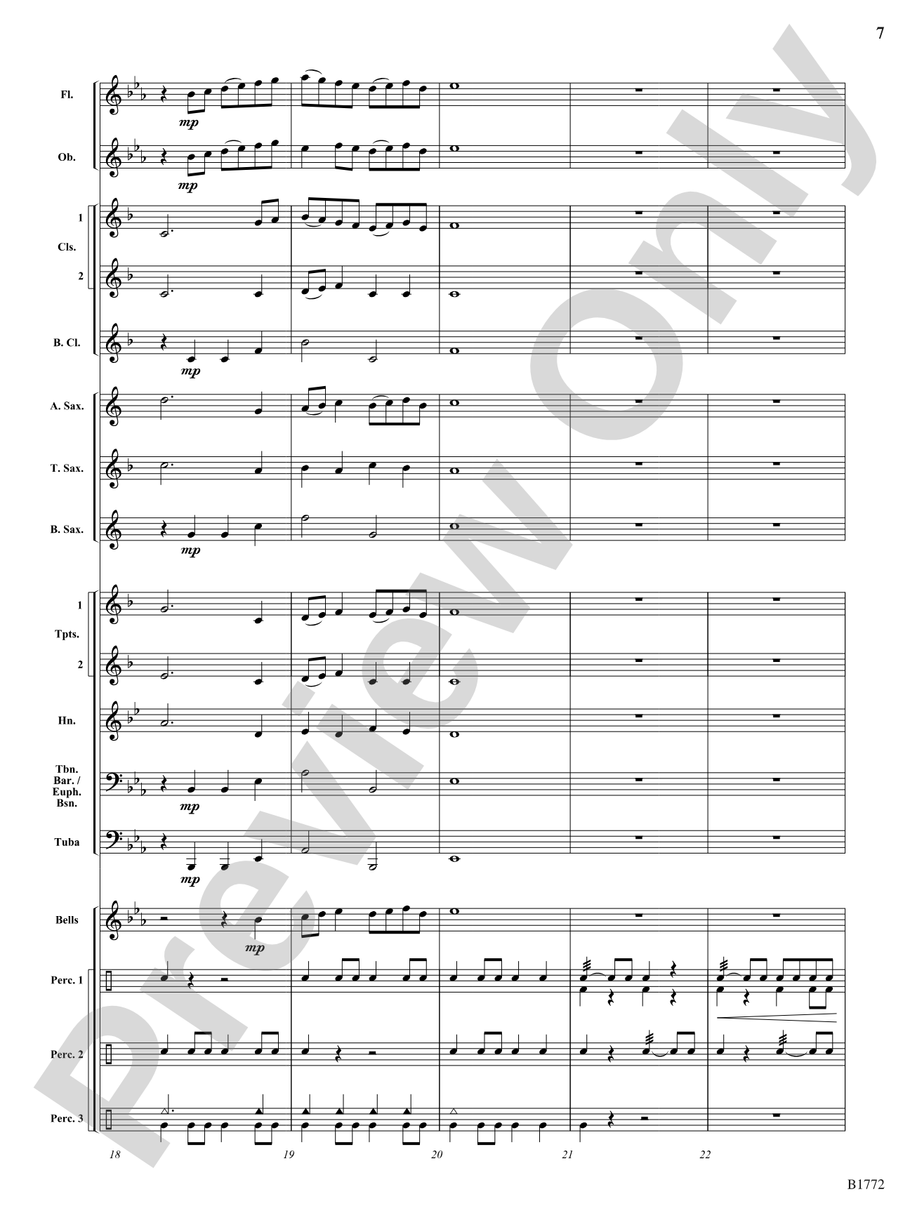 Alman: Concert Band Conductor Score & Parts