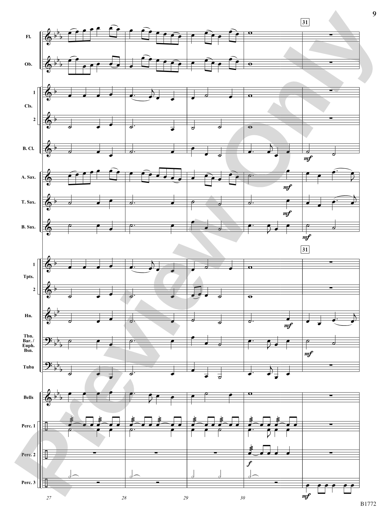 Alman: Concert Band Conductor Score & Parts
