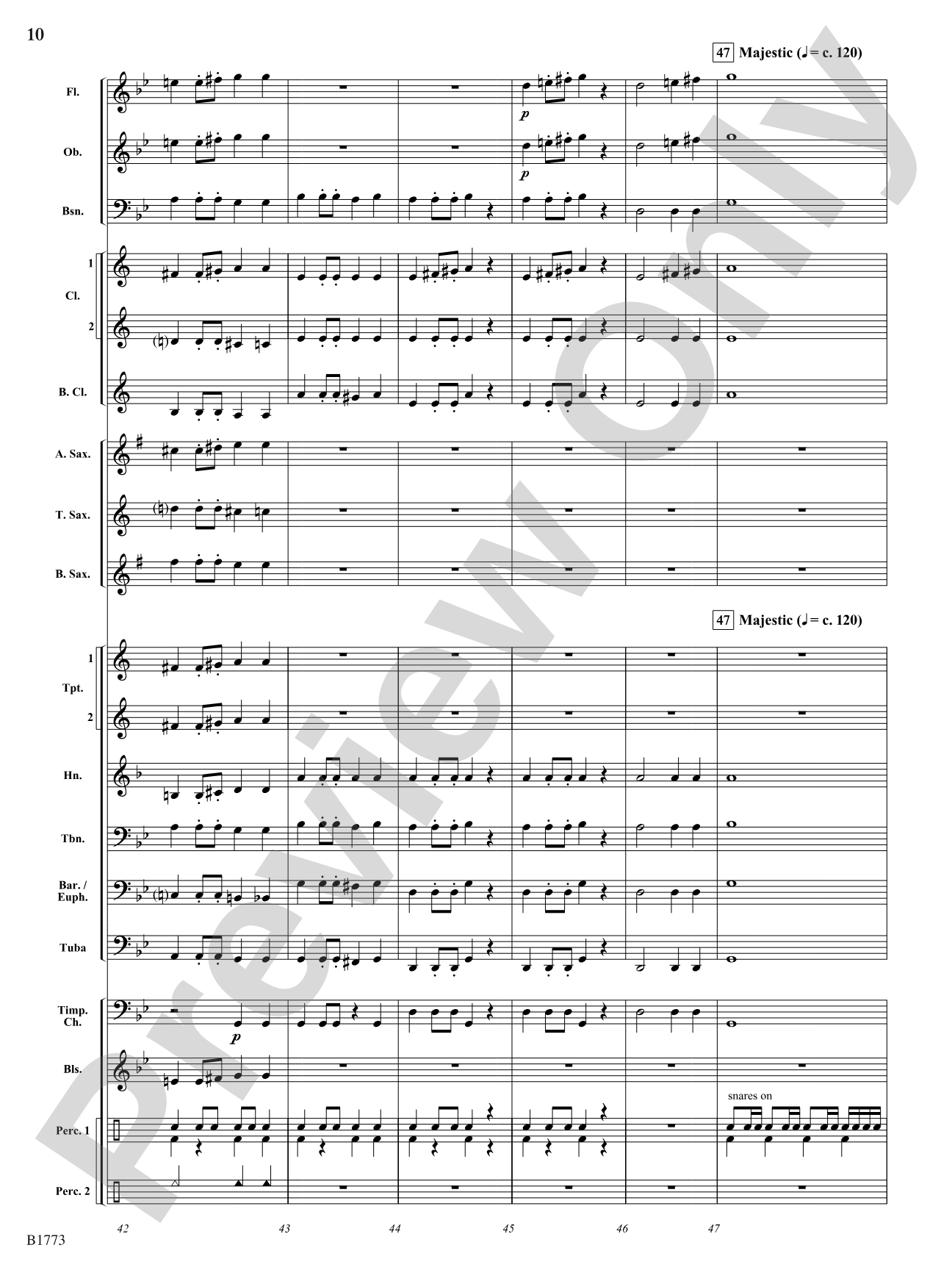 Masters of the Symphony: Concert Band Conductor Score & Parts