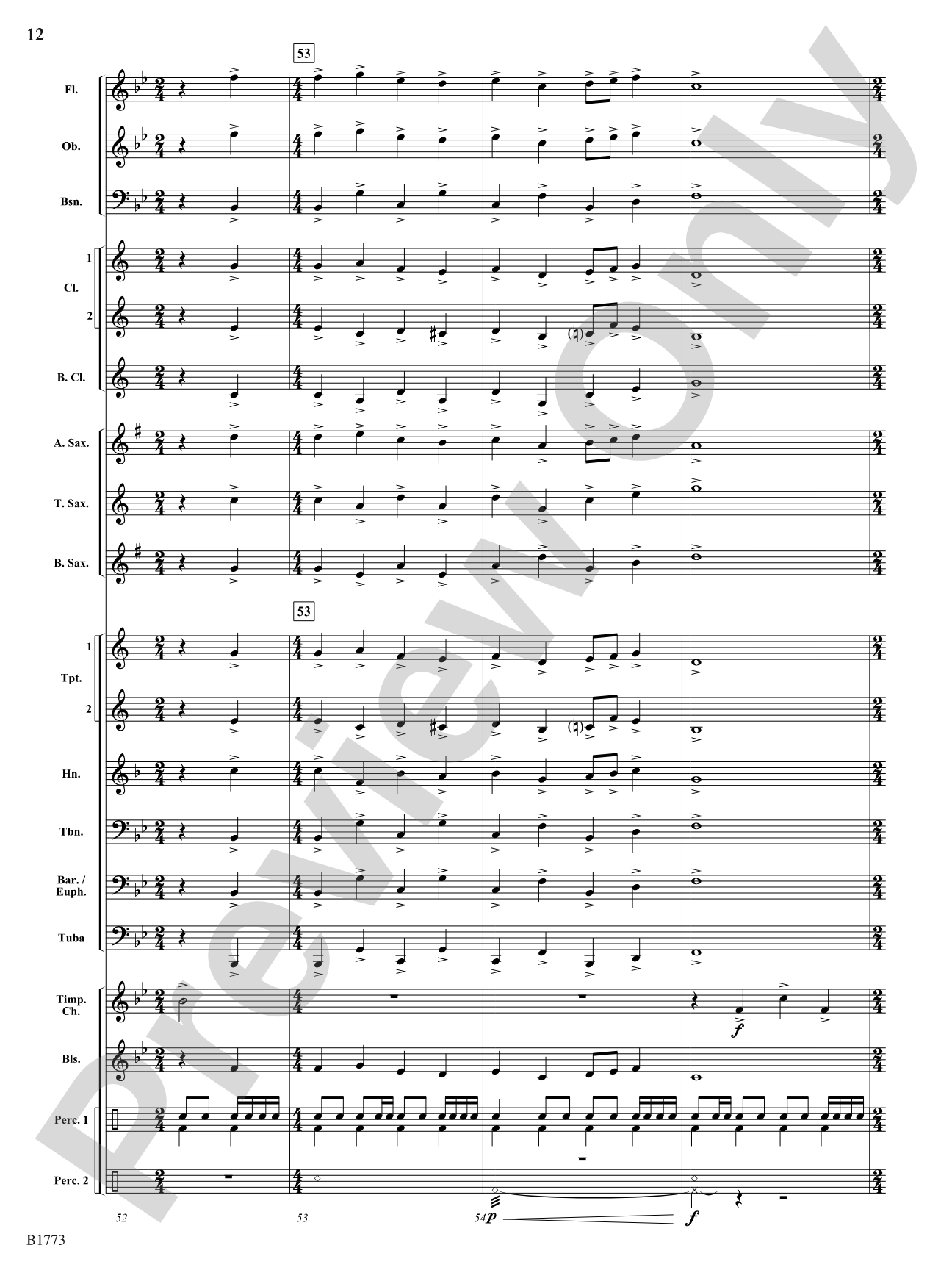 Masters of the Symphony: Concert Band Conductor Score & Parts