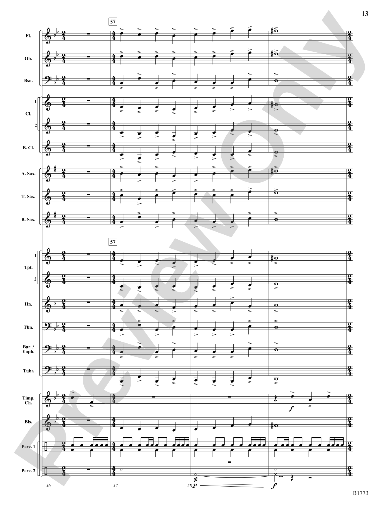 Masters of the Symphony: Concert Band Conductor Score & Parts
