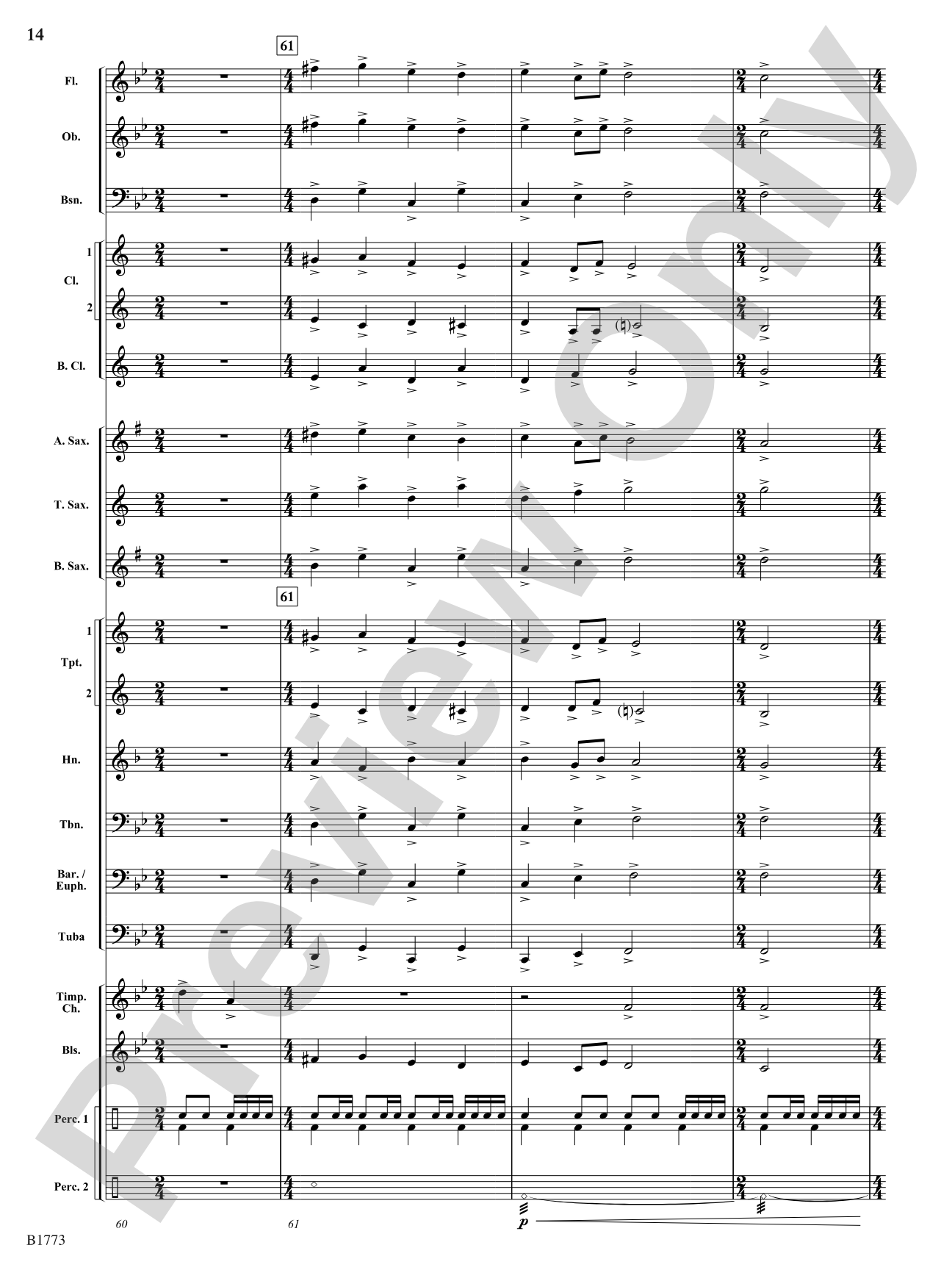 Masters of the Symphony: Concert Band Conductor Score & Parts