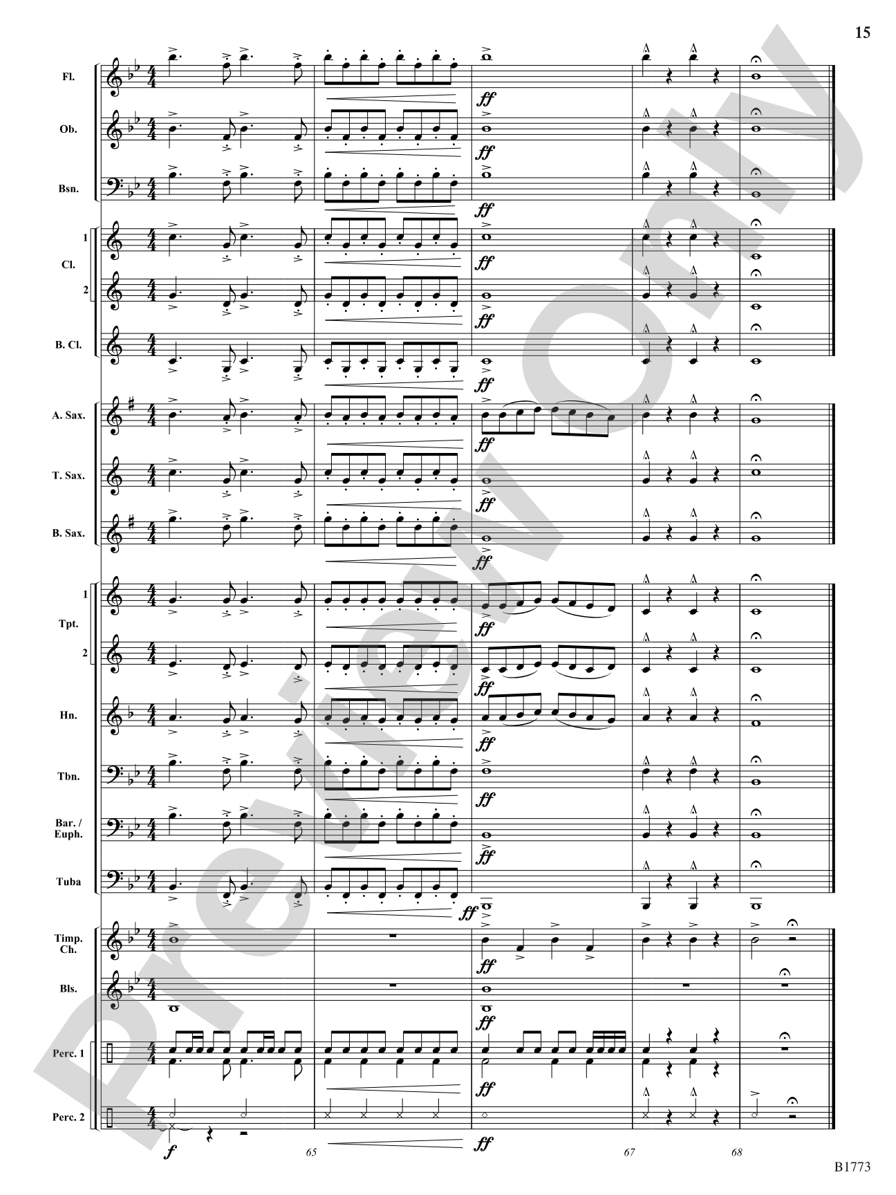 Masters of the Symphony: Concert Band Conductor Score & Parts
