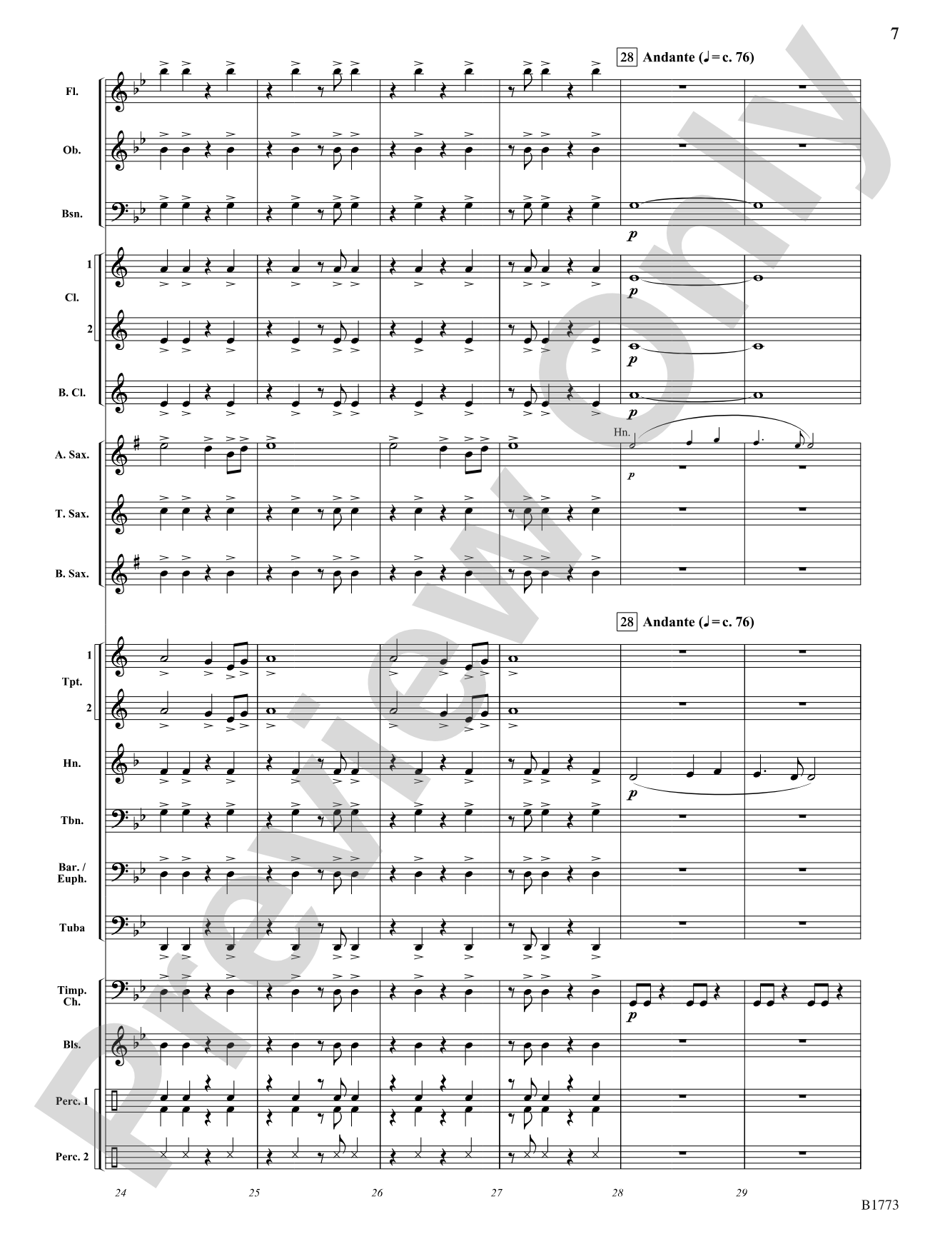 Masters of the Symphony: Concert Band Conductor Score & Parts