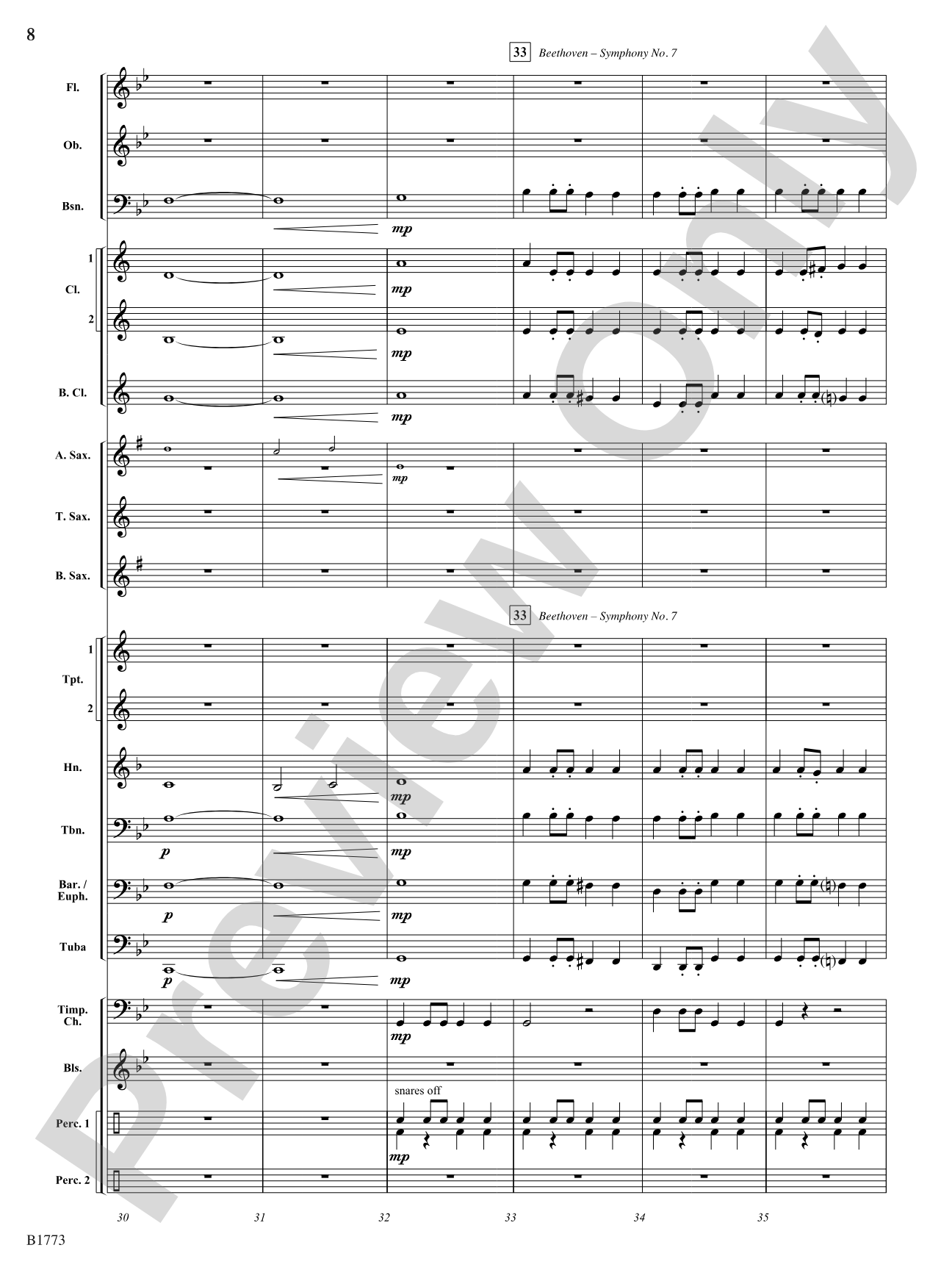 Masters of the Symphony: Concert Band Conductor Score & Parts