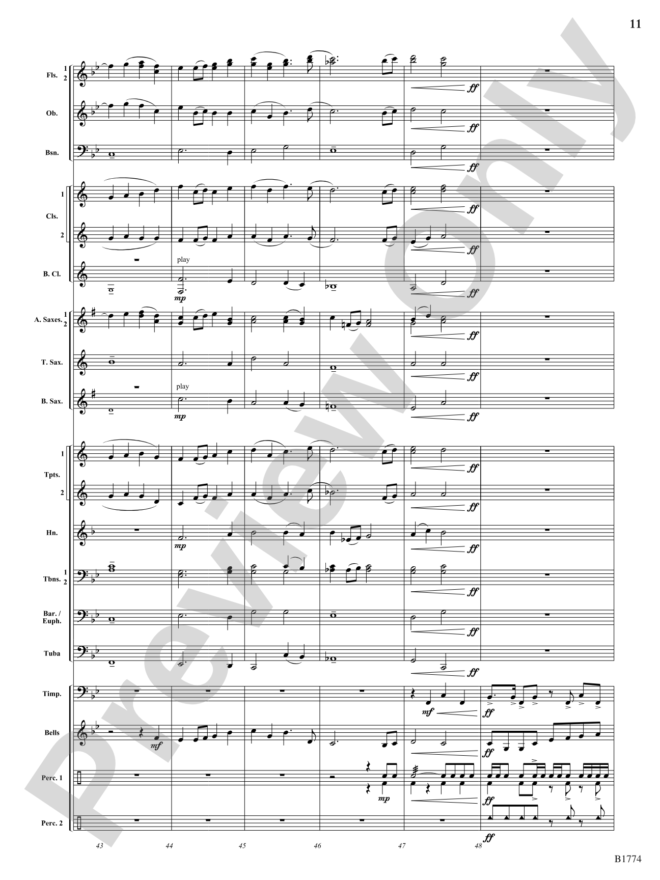 Flourishes!: Concert Band Conductor Score & Parts