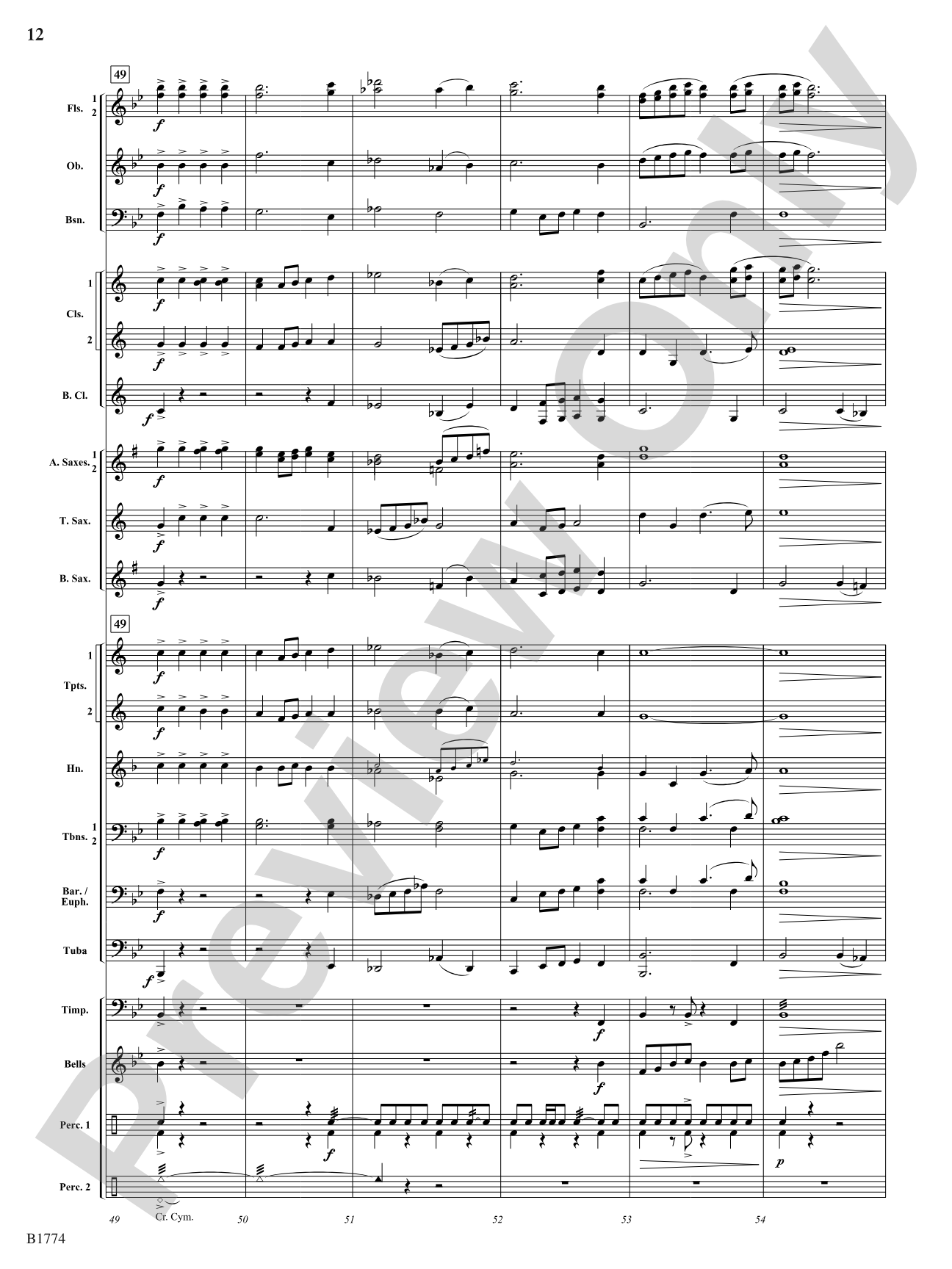 Flourishes!: Concert Band Conductor Score & Parts