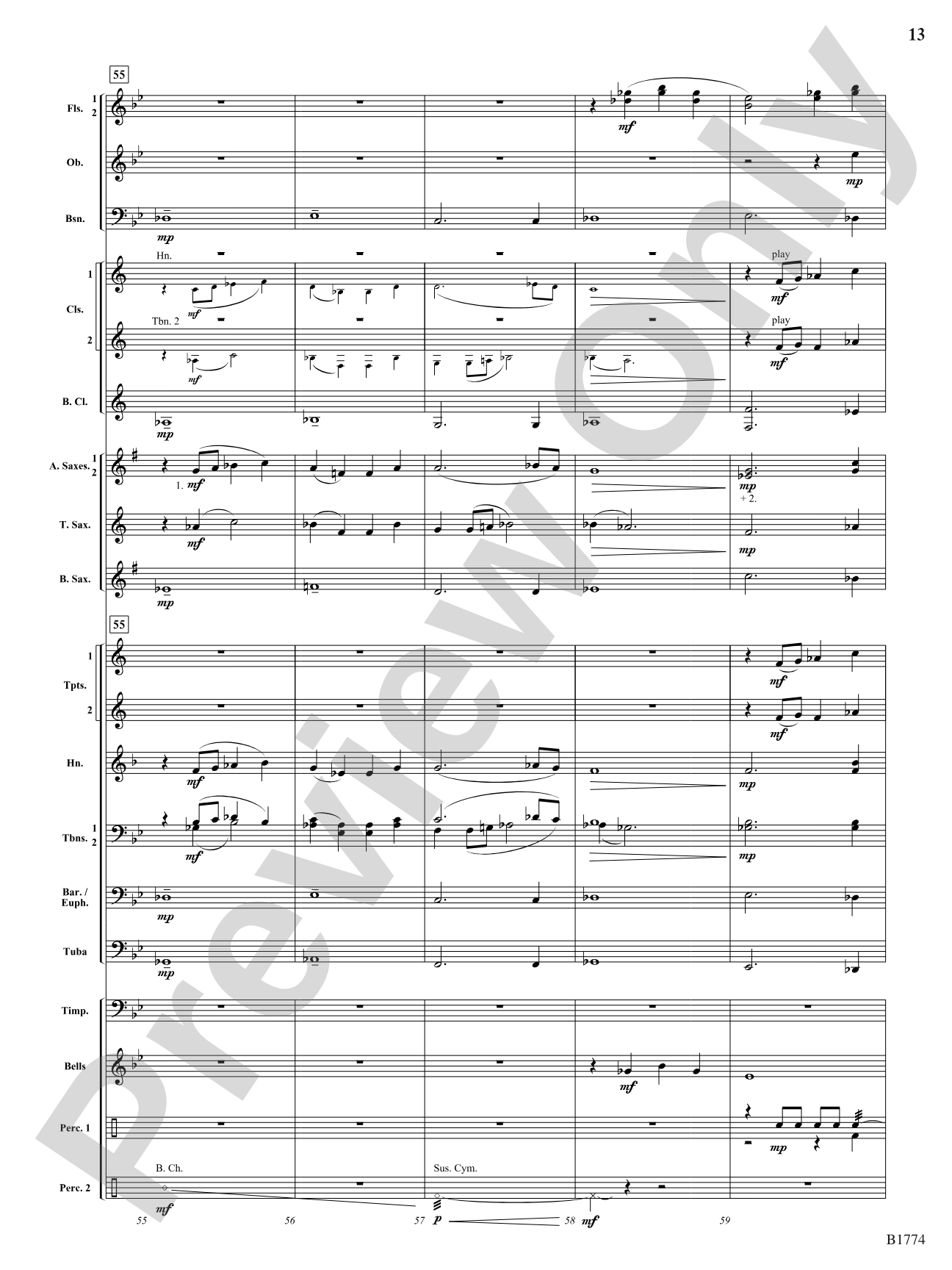 Flourishes!: Concert Band Conductor Score & Parts