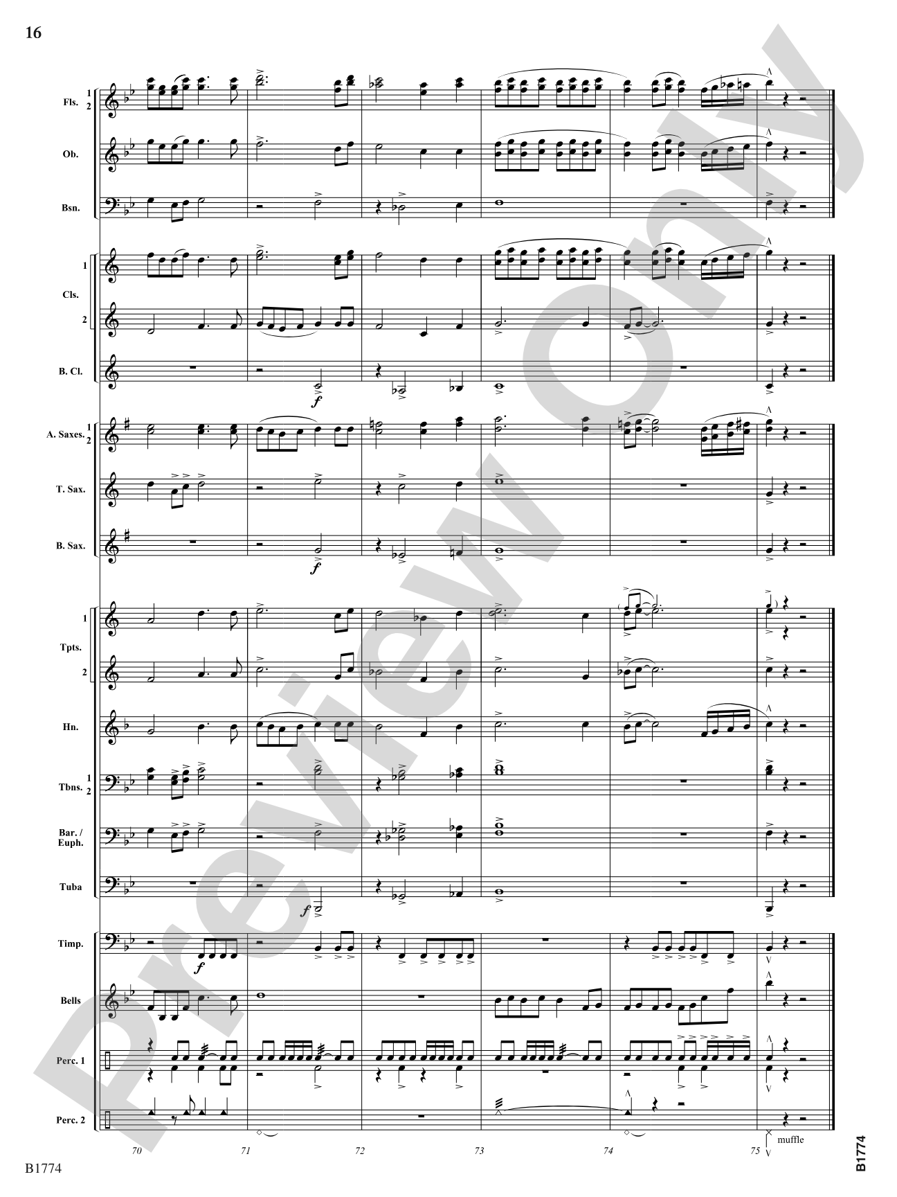 Flourishes!: Concert Band Conductor Score & Parts