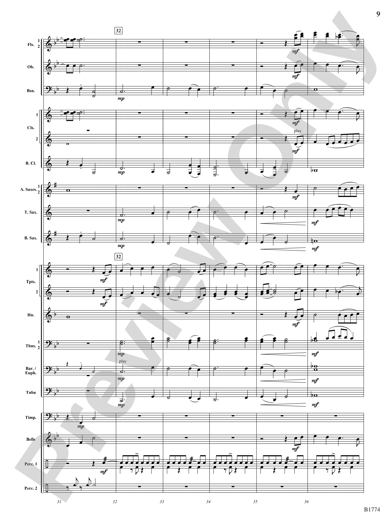 Flourishes!: Concert Band Conductor Score & Parts