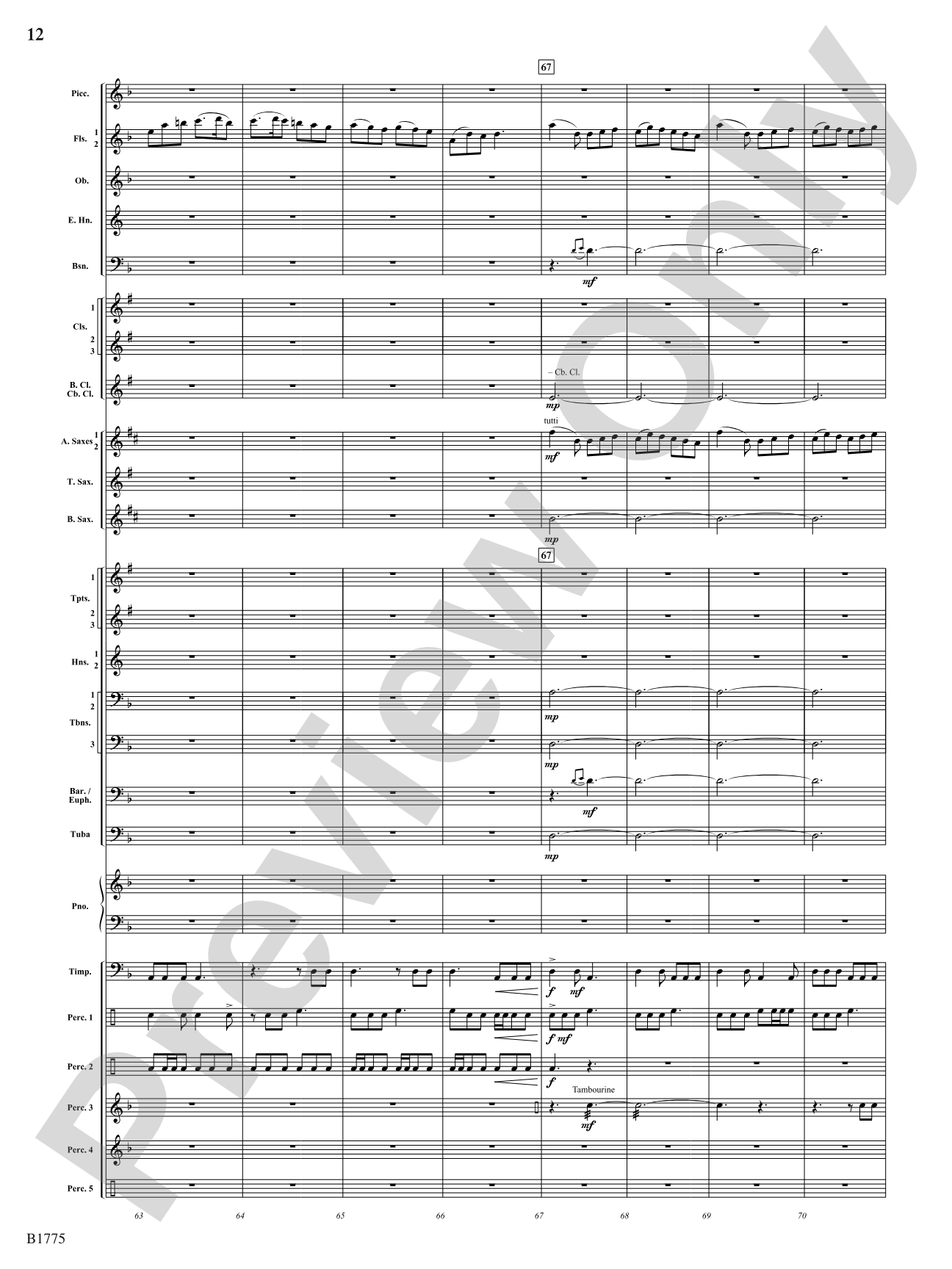 The Spirit of Cashel: Concert Band Conductor Score & Parts