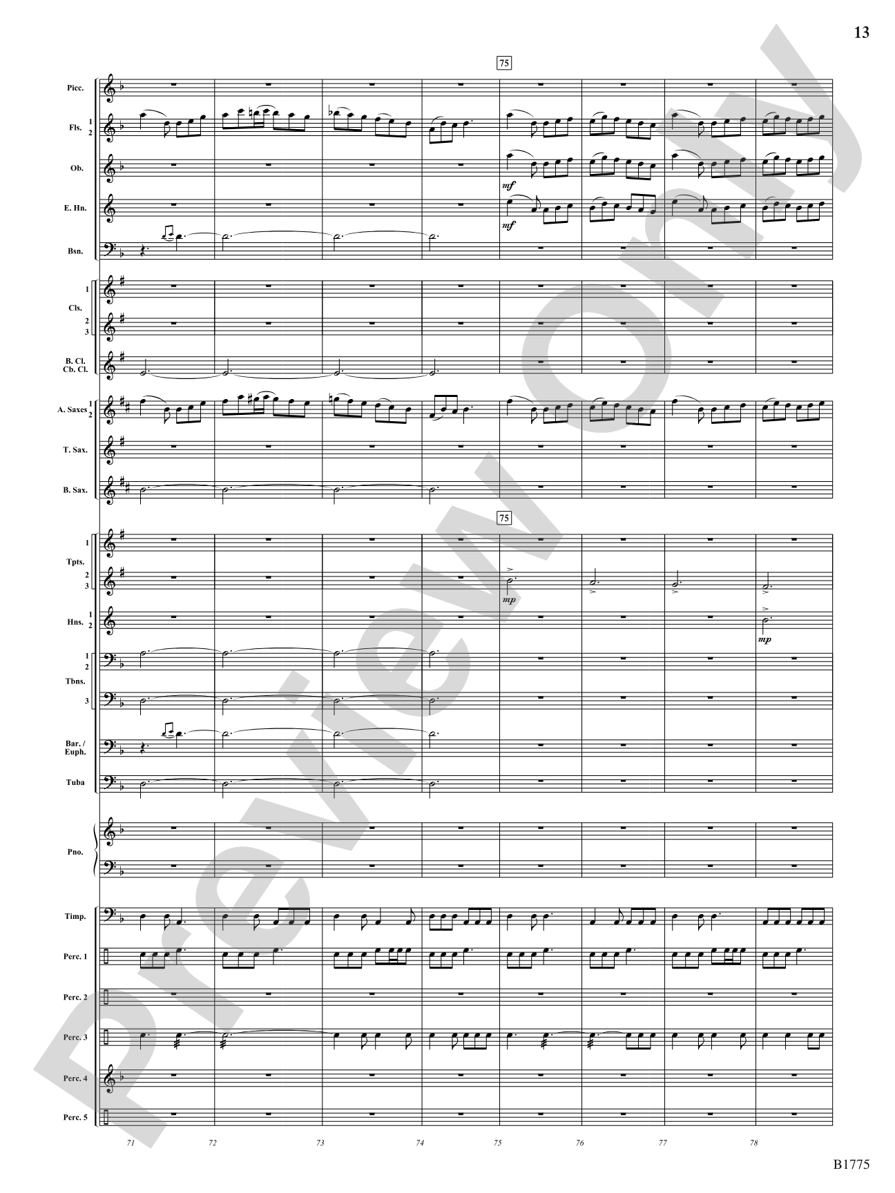 The Spirit of Cashel: Concert Band Conductor Score & Parts
