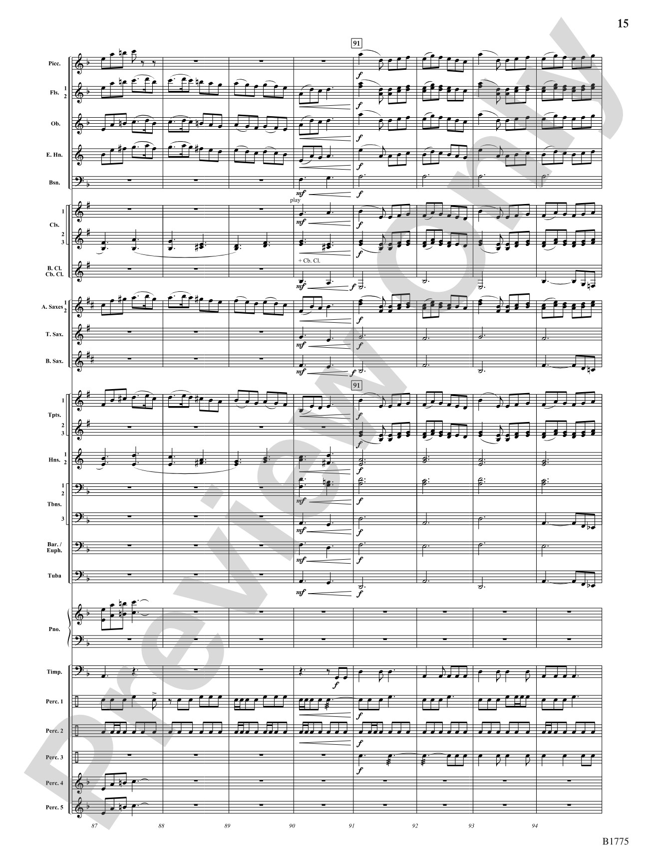 The Spirit of Cashel: Concert Band Conductor Score & Parts
