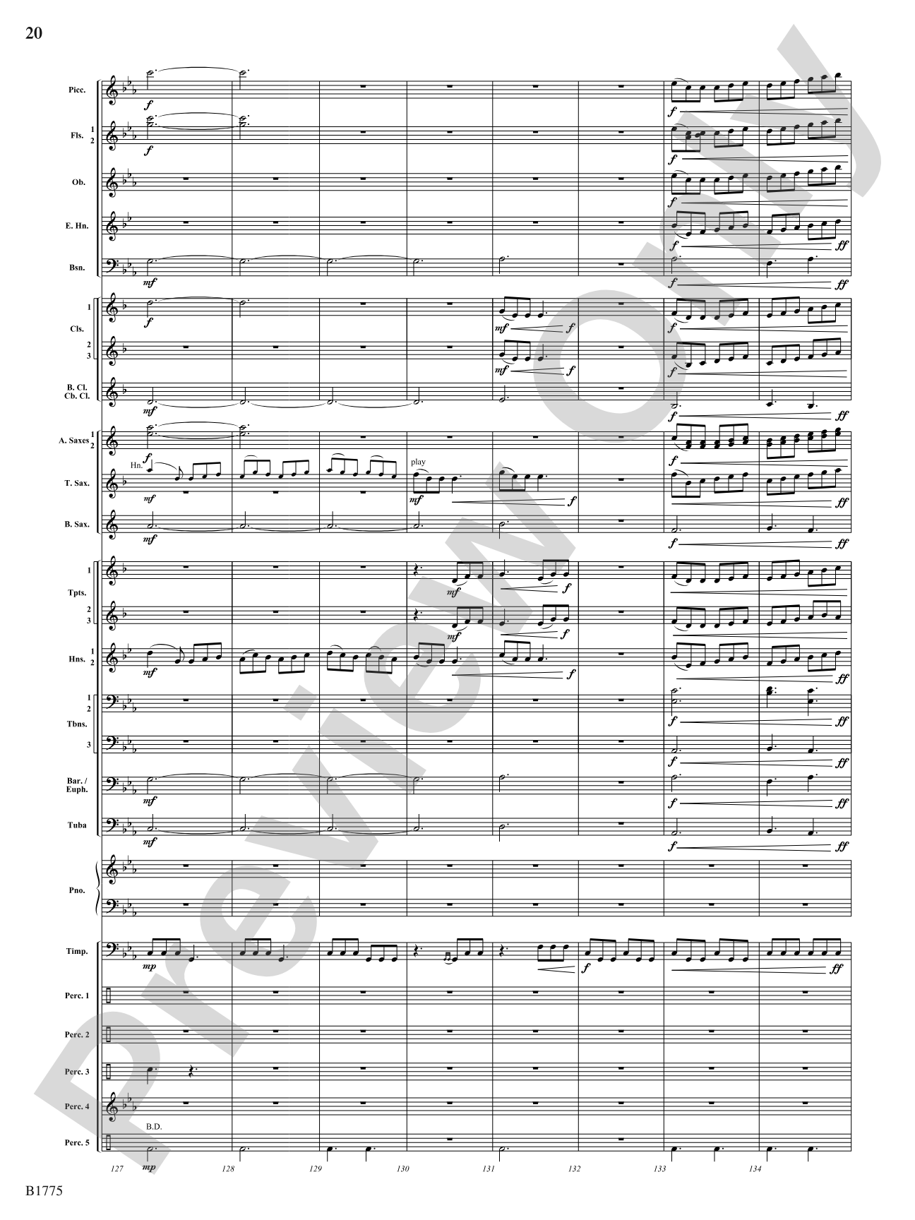 The Spirit of Cashel: Concert Band Conductor Score & Parts