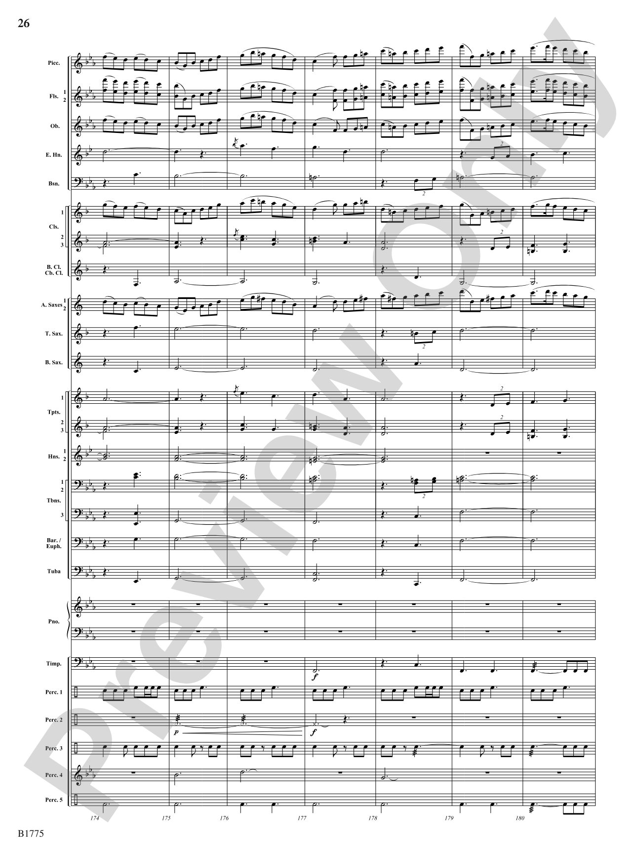 The Spirit of Cashel: Concert Band Conductor Score & Parts
