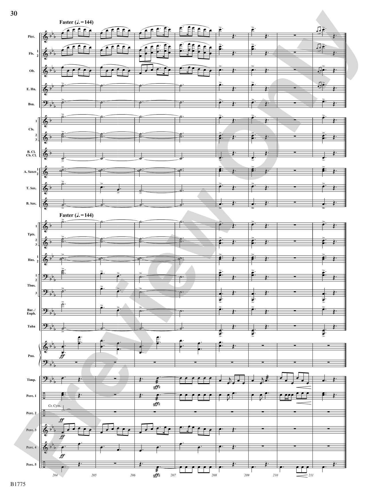 The Spirit of Cashel: Concert Band Conductor Score & Parts