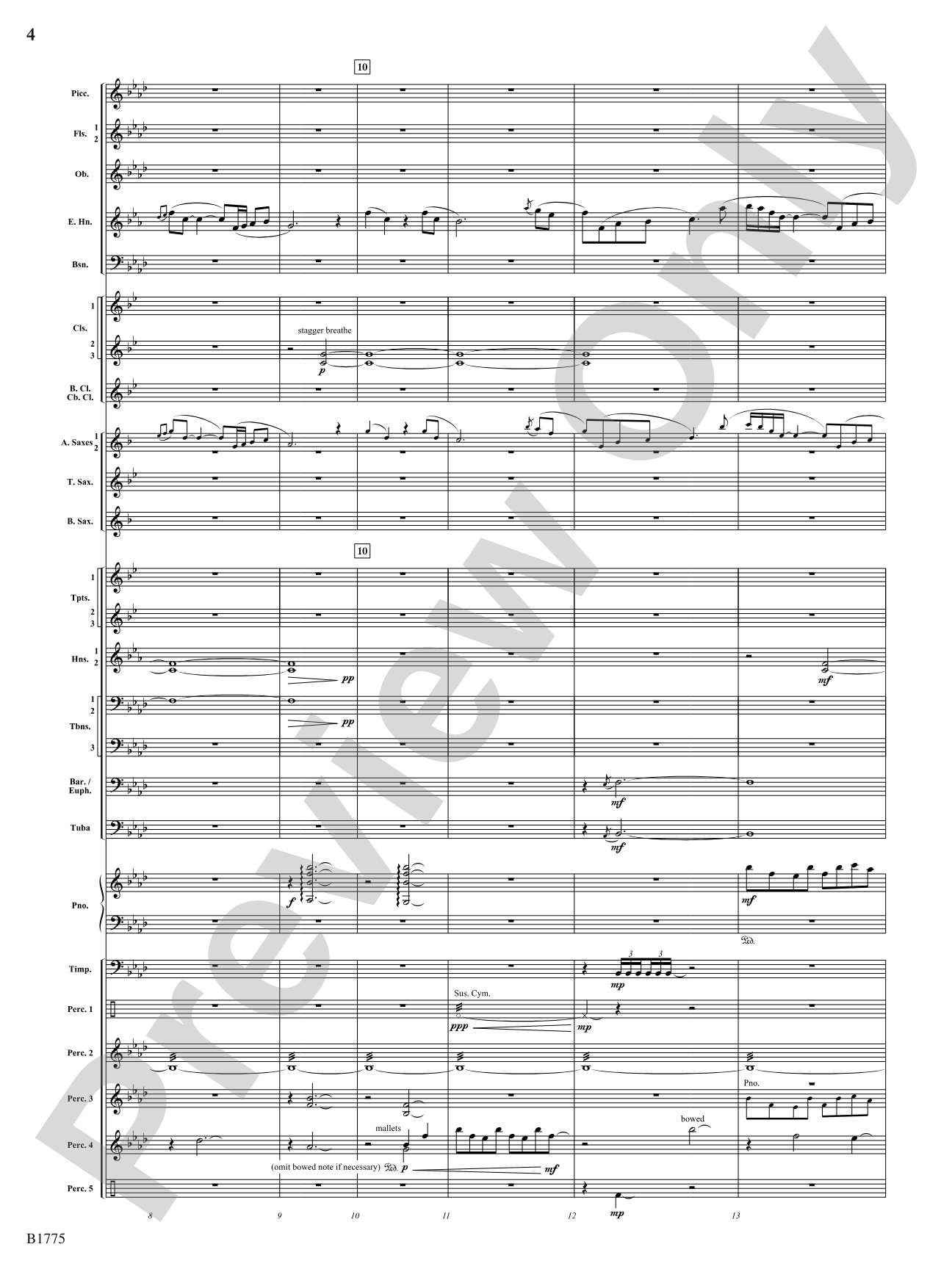 The Spirit of Cashel: Concert Band Conductor Score & Parts