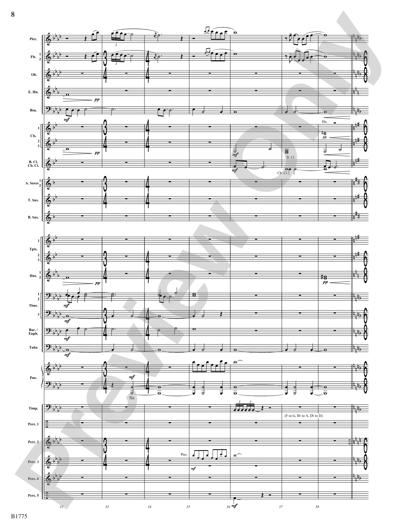 The Spirit of Cashel: Concert Band Conductor Score & Parts