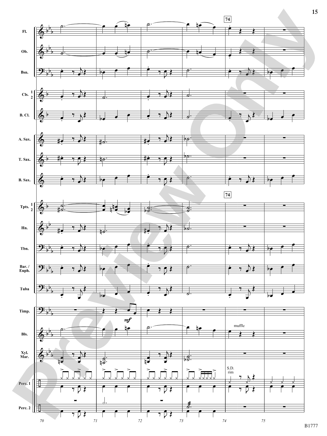 Off-Kilter: Concert Band Conductor Score & Parts