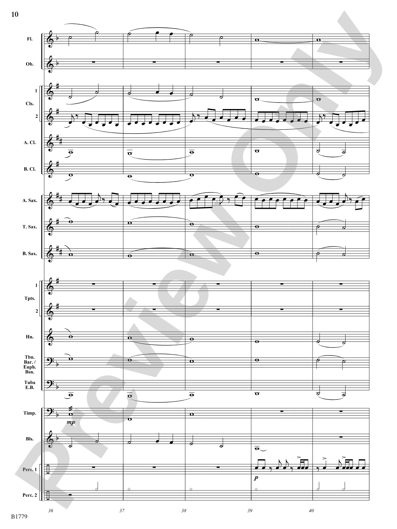 Lion's Gate: Concert Band Conductor Score & Parts