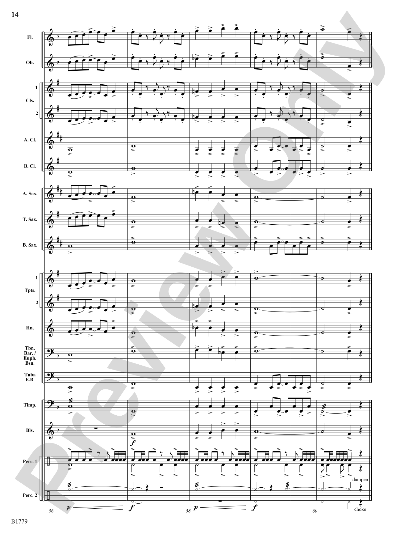 Lion's Gate: Concert Band Conductor Score & Parts