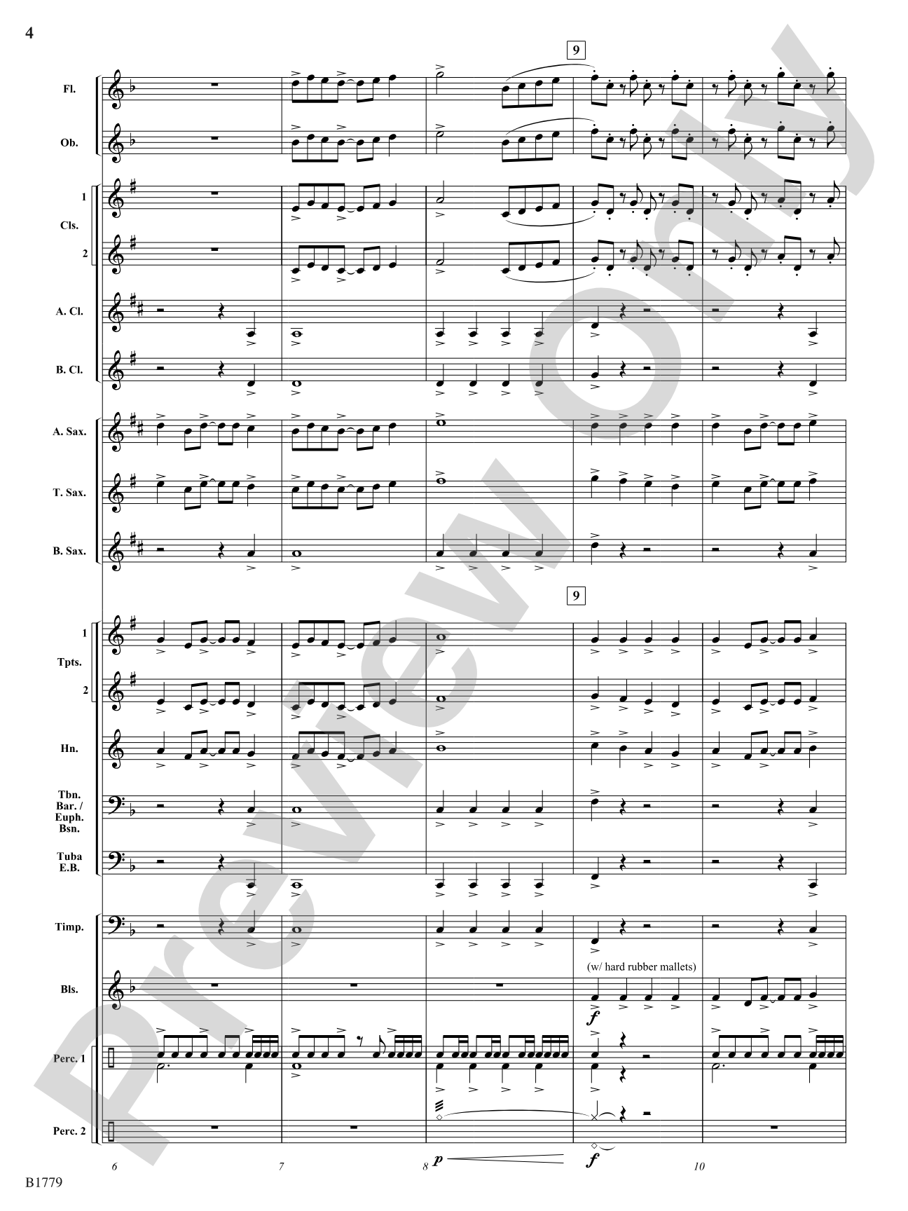 Lion's Gate: Concert Band Conductor Score & Parts