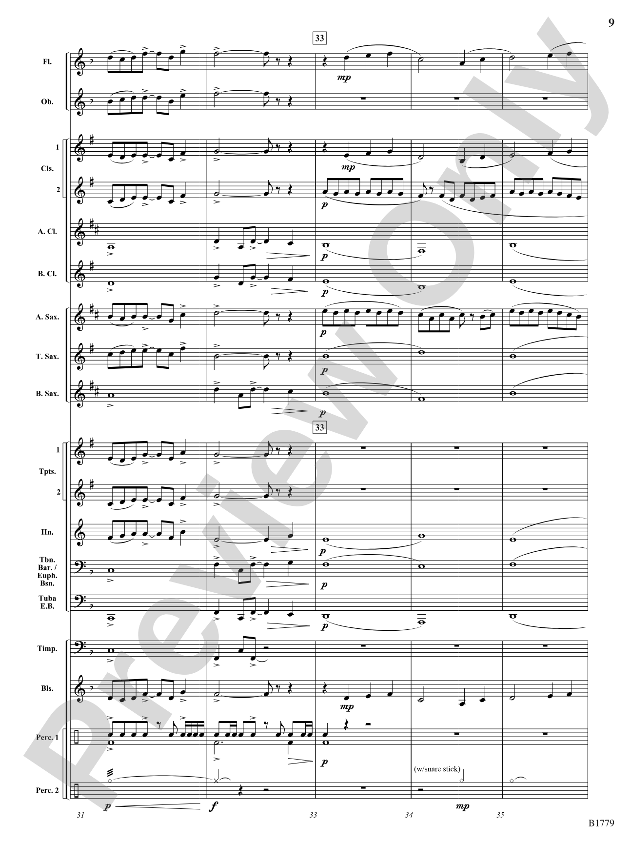 Lion's Gate: Concert Band Conductor Score & Parts