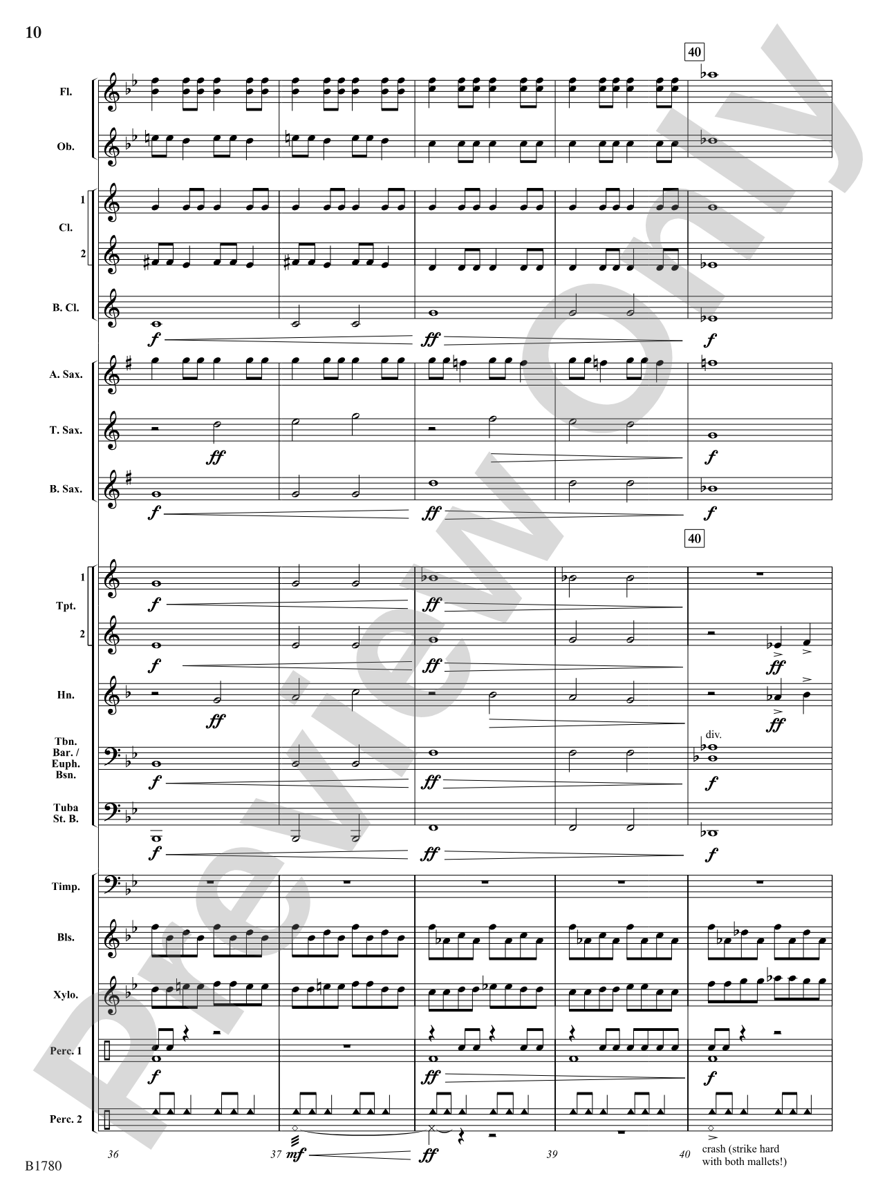 Thrill Ride: Concert Band Conductor Score & Parts