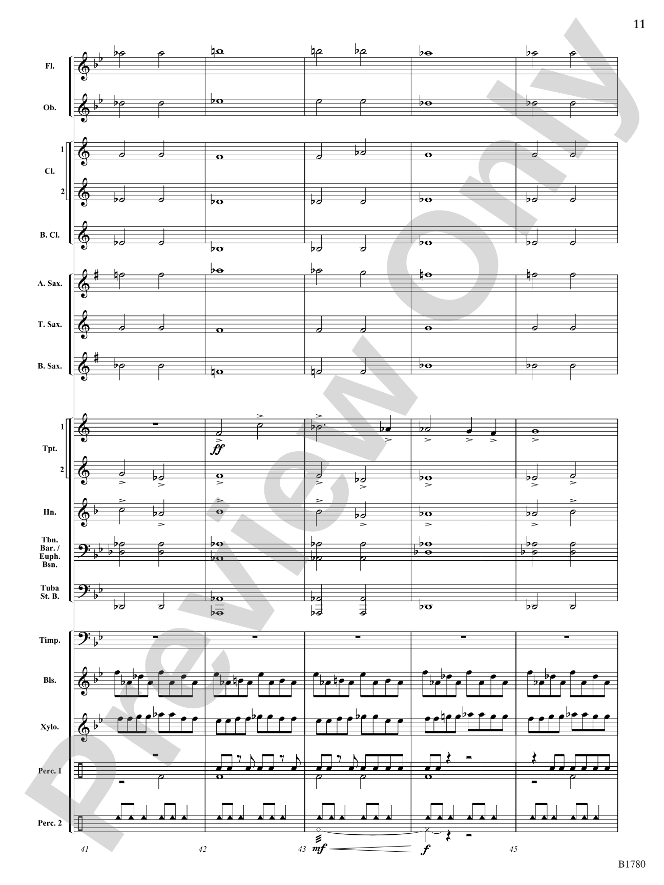 Thrill Ride: Concert Band Conductor Score & Parts