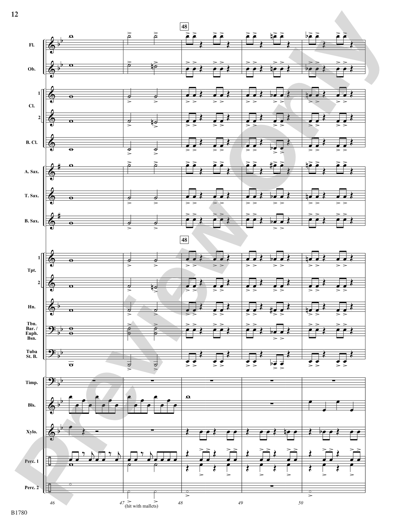 Thrill Ride: Concert Band Conductor Score & Parts