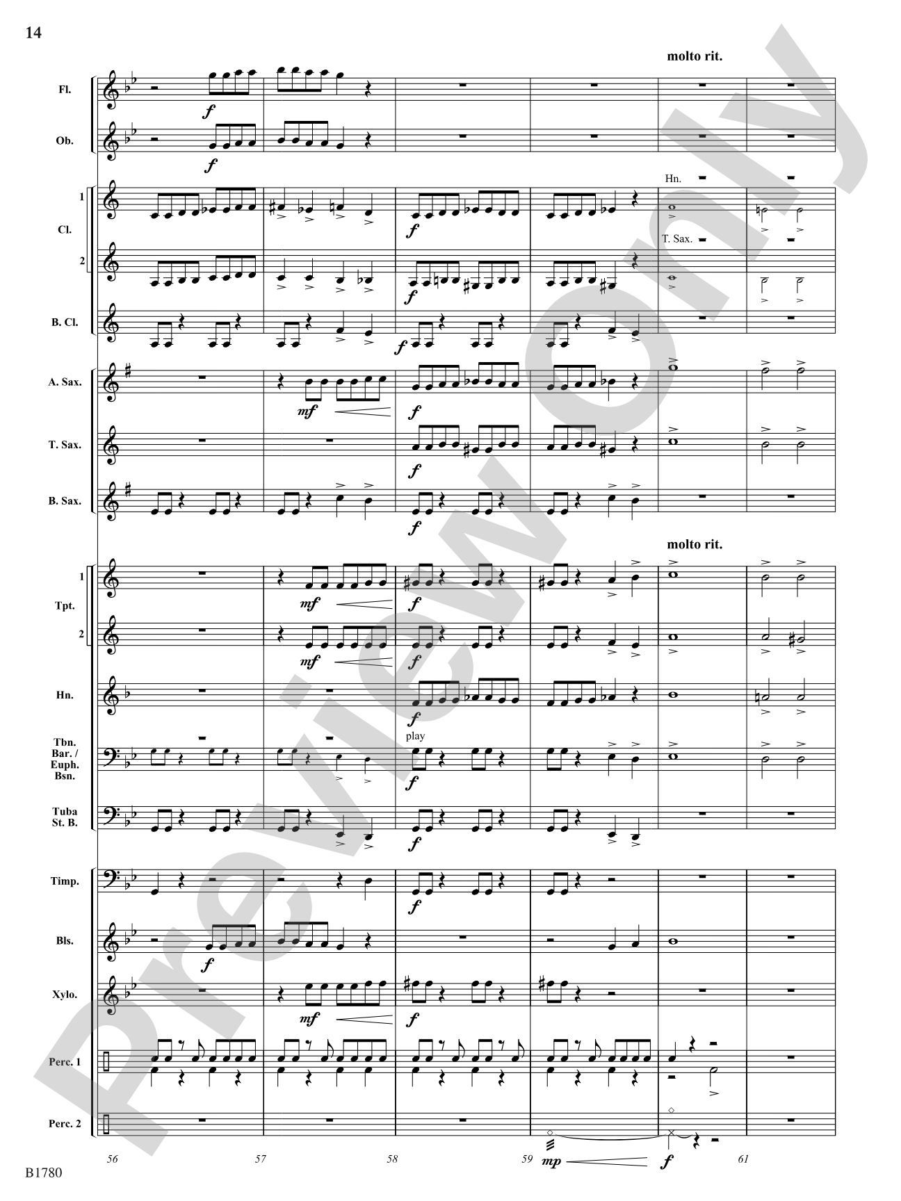 Thrill Ride: Concert Band Conductor Score & Parts
