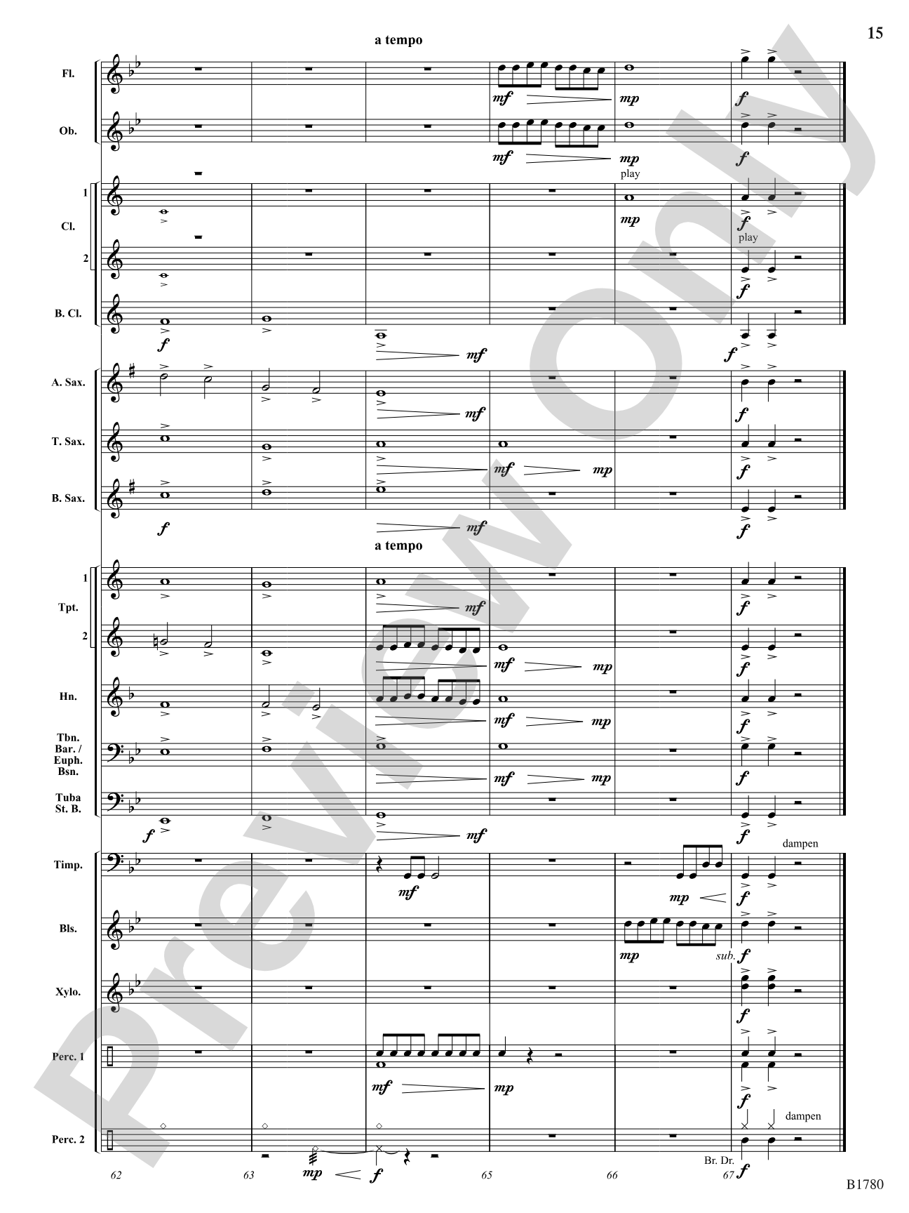 Thrill Ride: Concert Band Conductor Score & Parts