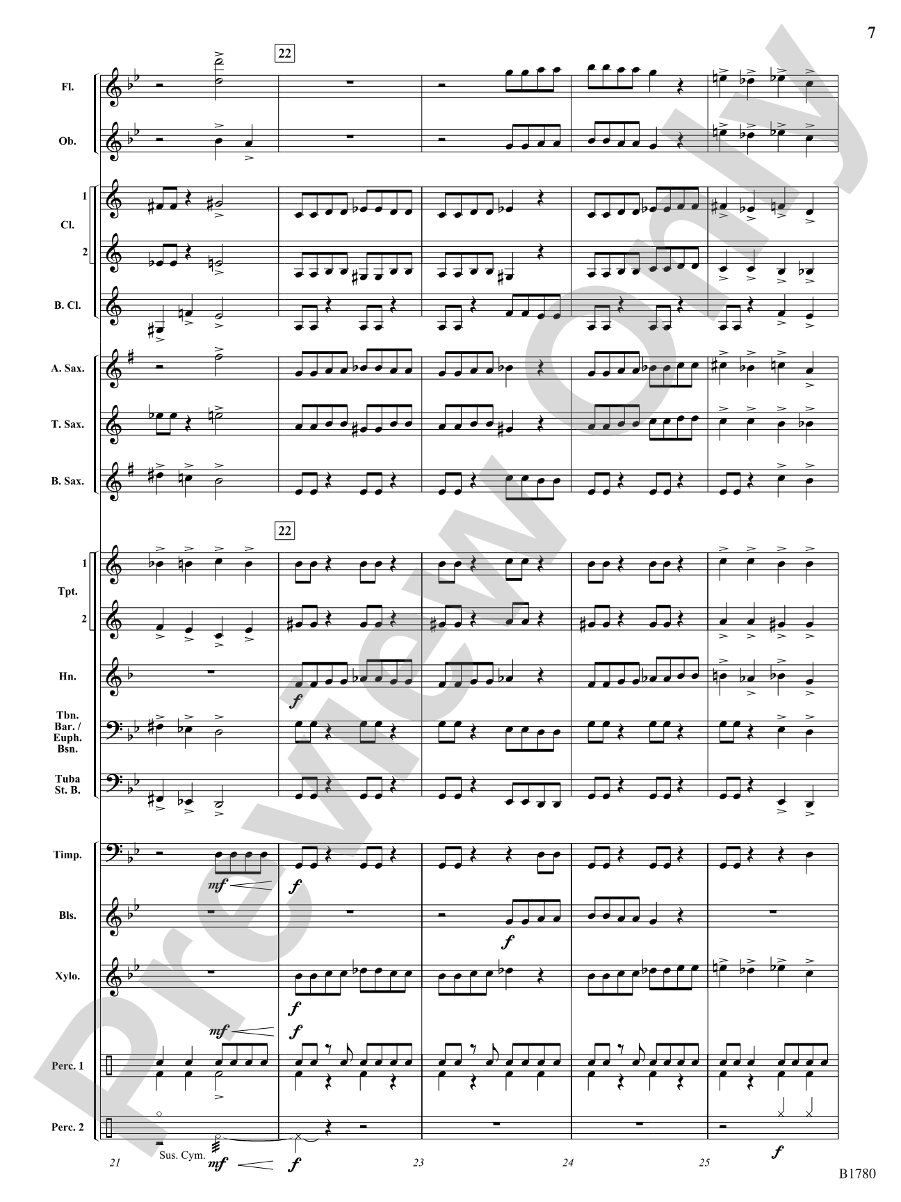 Thrill Ride: Concert Band Conductor Score & Parts