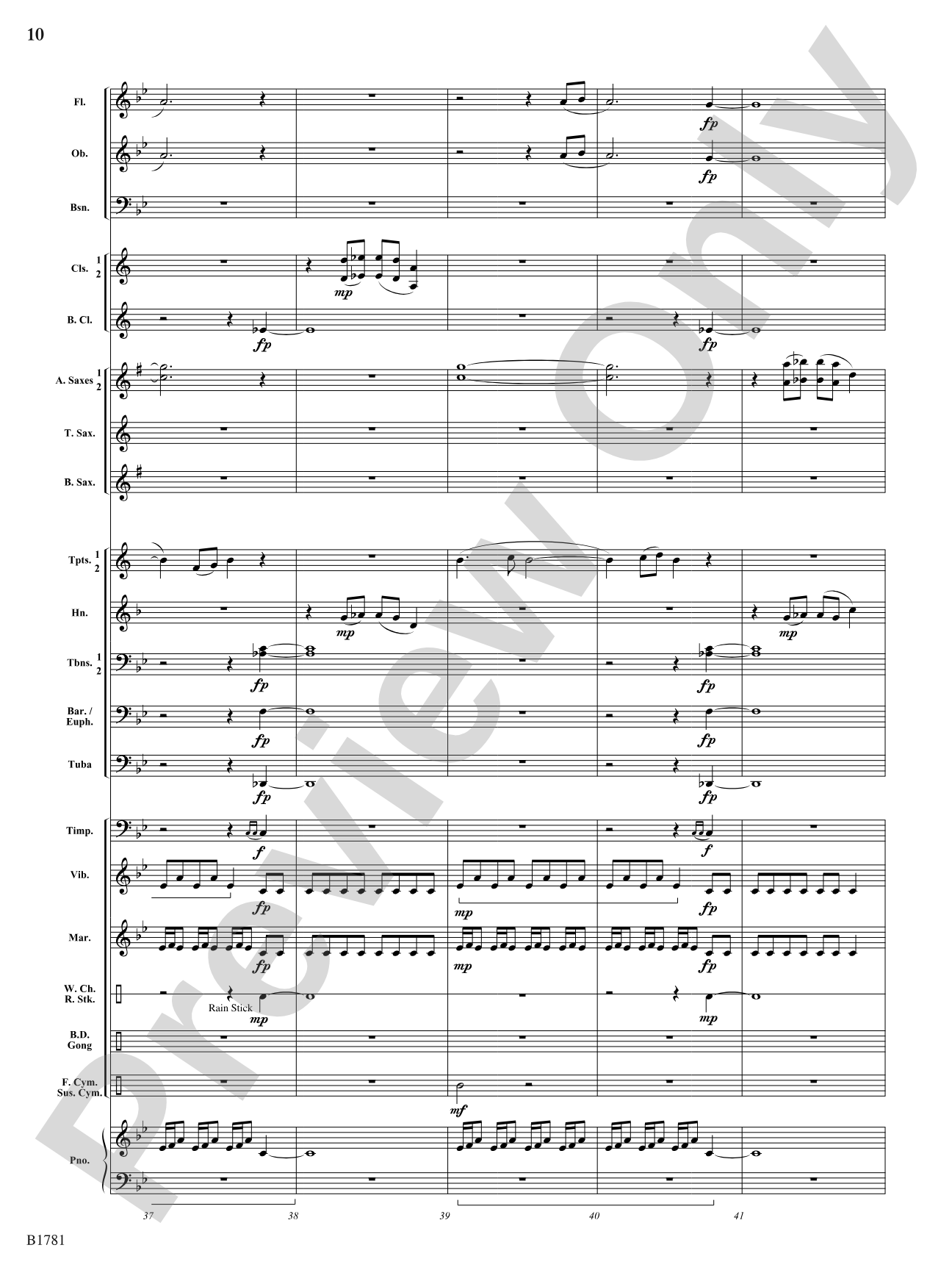 River Poem: Concert Band Conductor Score & Parts